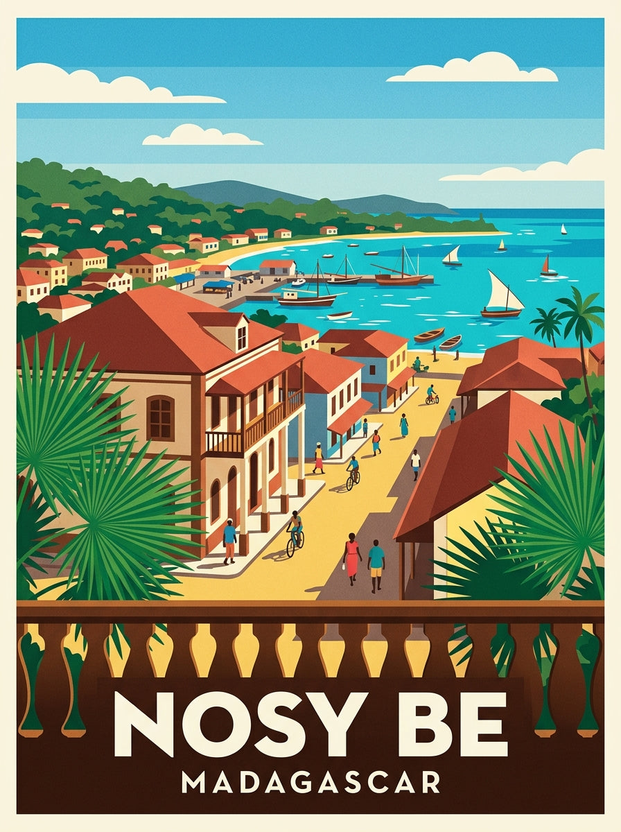 Affiche de Nosy Be, poster Madagascar | Afich
