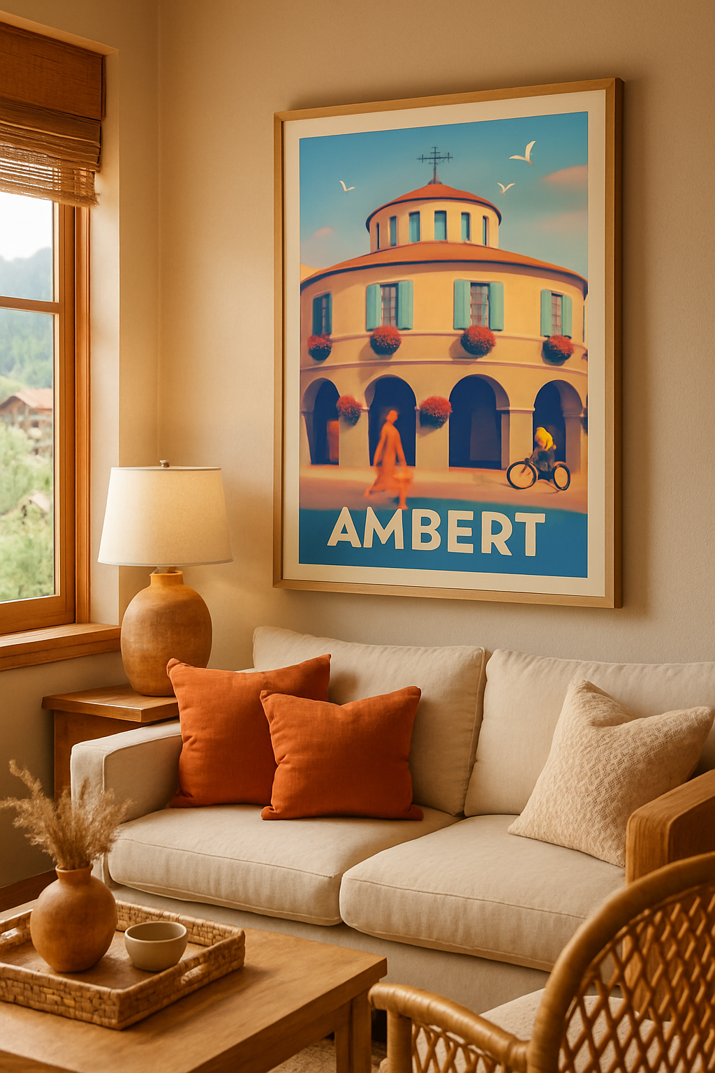 Puy-de-Dôme France Affiche de Ambert - Charme authentique et douceur de vivre