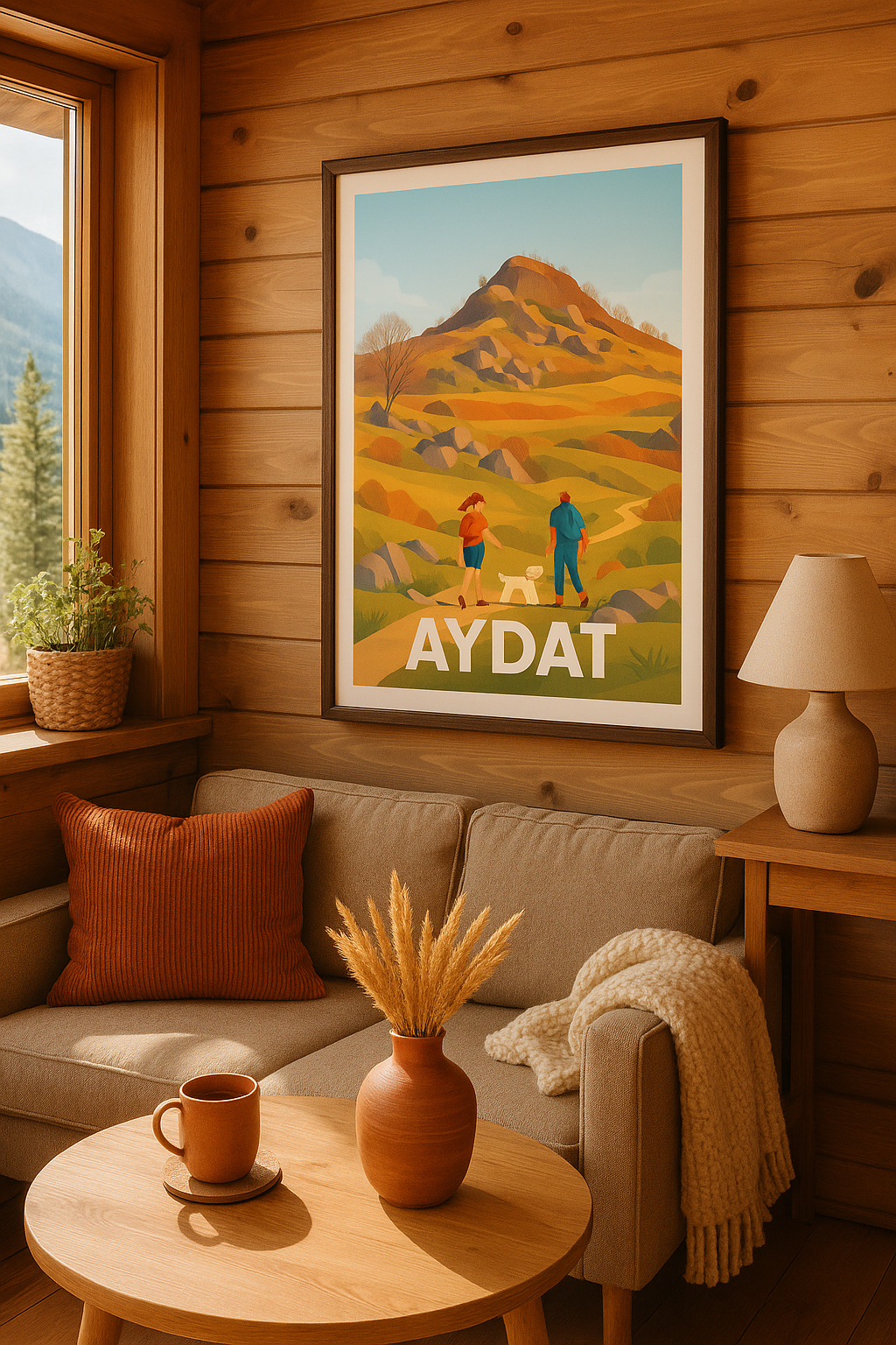 Affiche Aydat — Escapade Nature au Cœur des Volcans · poster d'art de Aydat