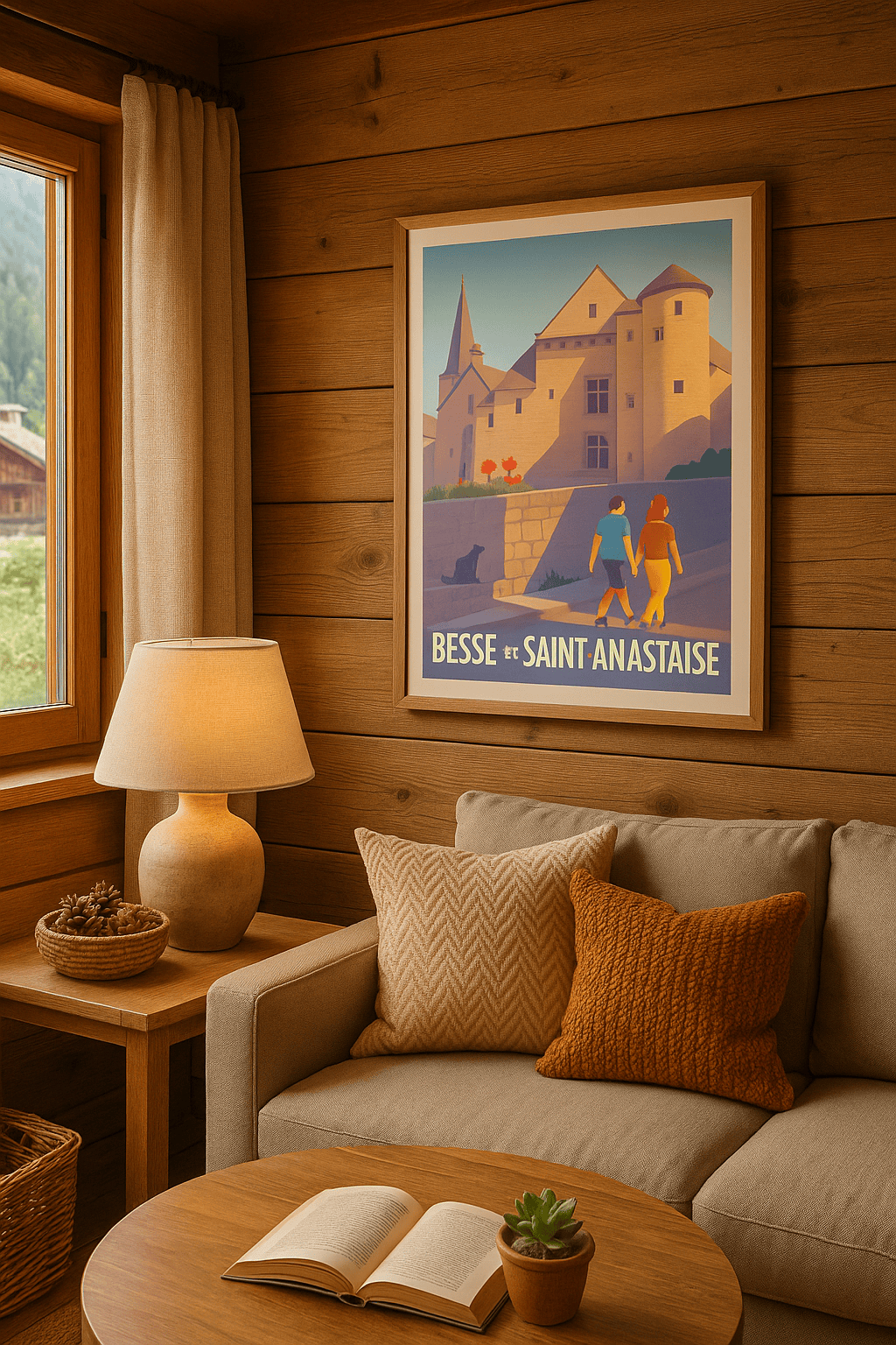 Puy-de-Dôme France Affiche de Besse-et-Saint-Anastaise - Promenade au cœur d'un village historique