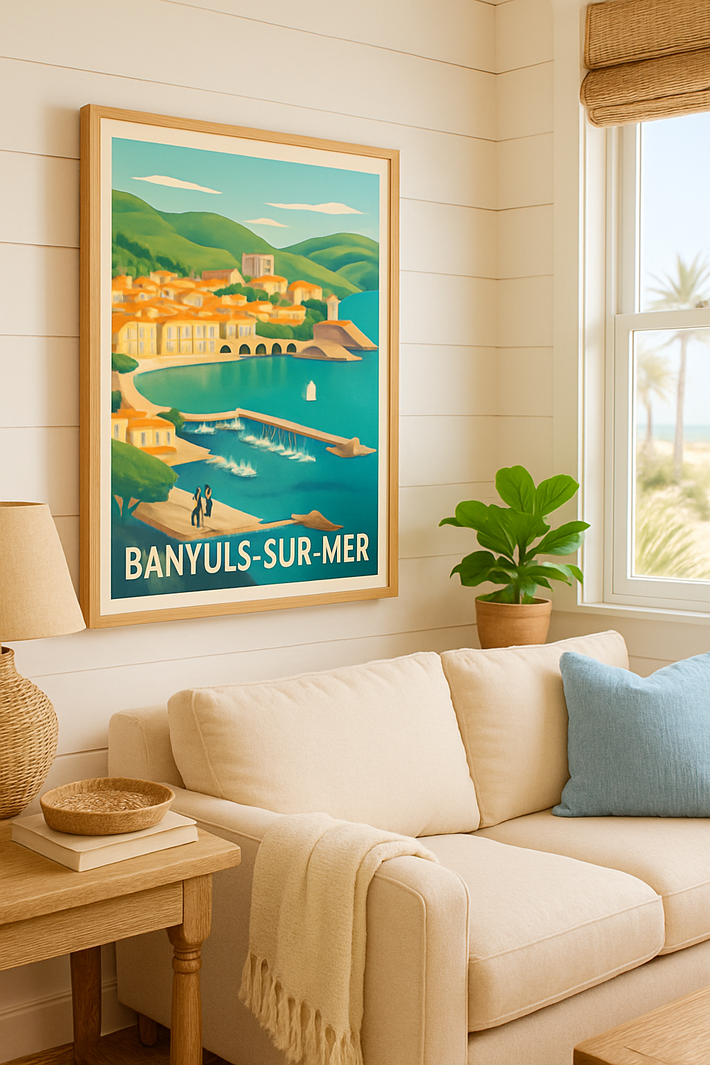 Affiche Banyuls-sur-Mer — Évasion méditerranéenne authentique · poster d'art de Banyuls-sur-Mer