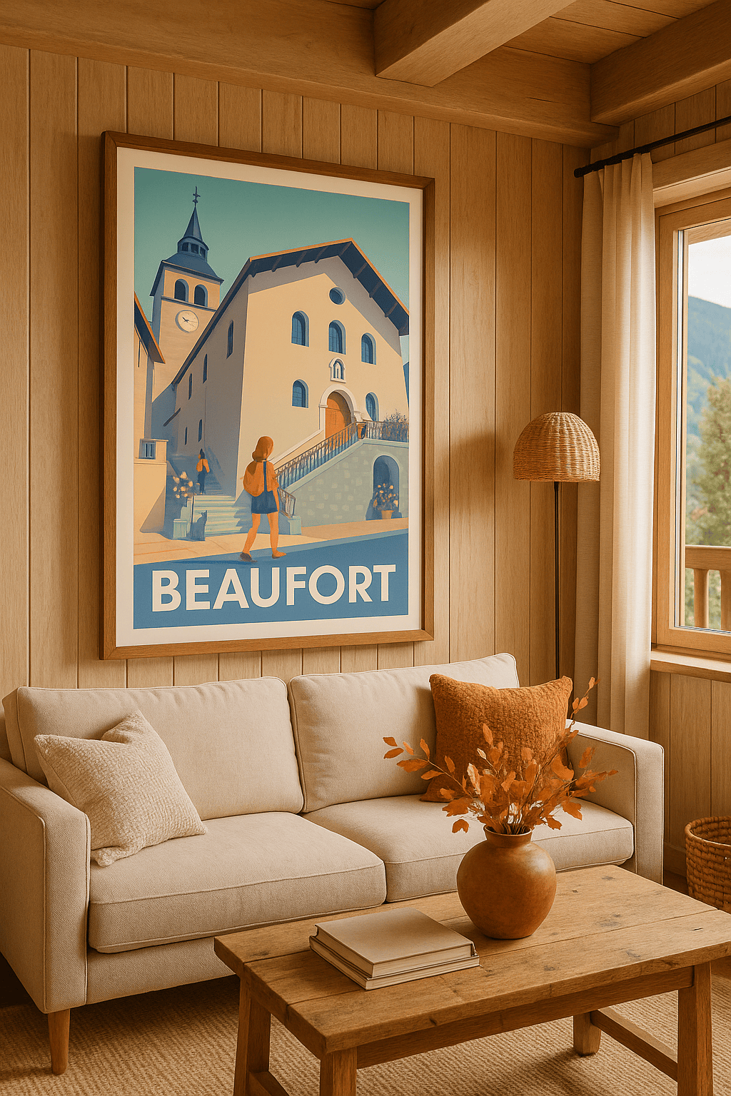 Affiche Beaufort — Charme authentique et lumière douce · poster d'art de Beaufort