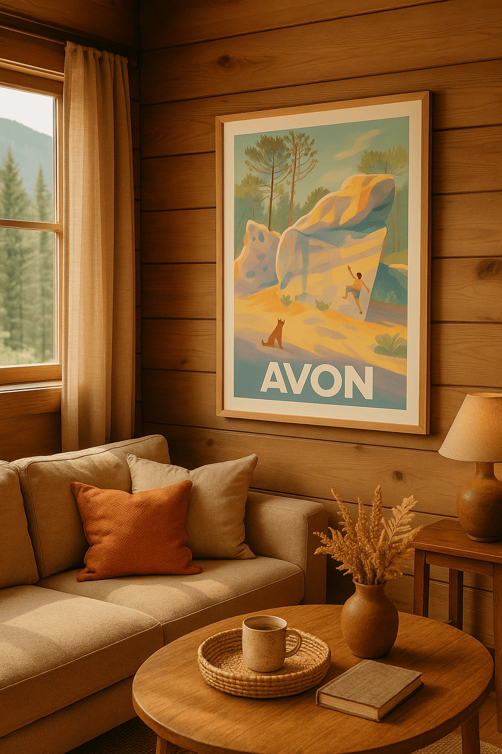 Seine-et-Marne France Affiche de Avon - Évasion Nature et Escalade