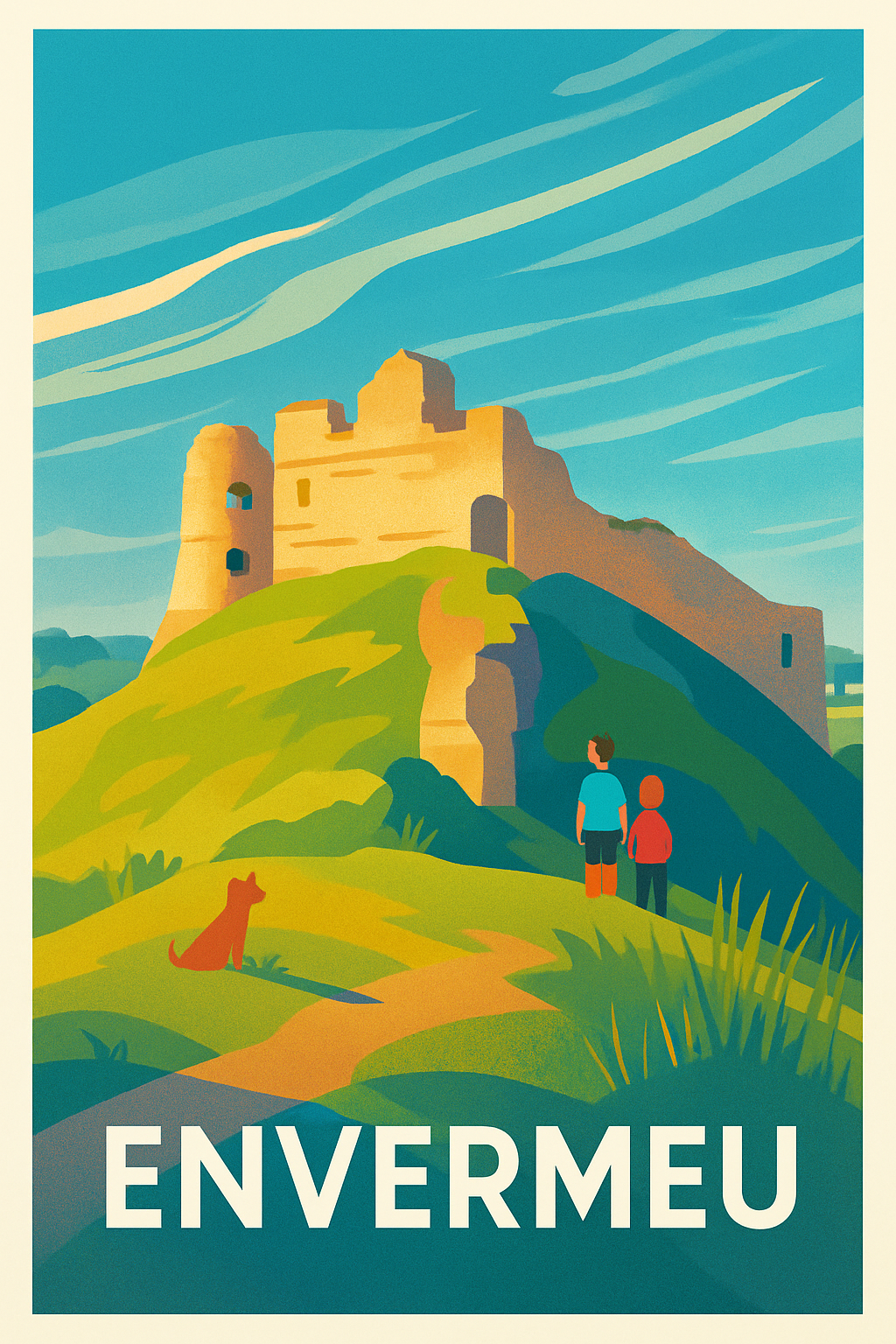 Affiche Envermeu — Évasion et patrimoine pittoresque · poster d'art de Envermeu