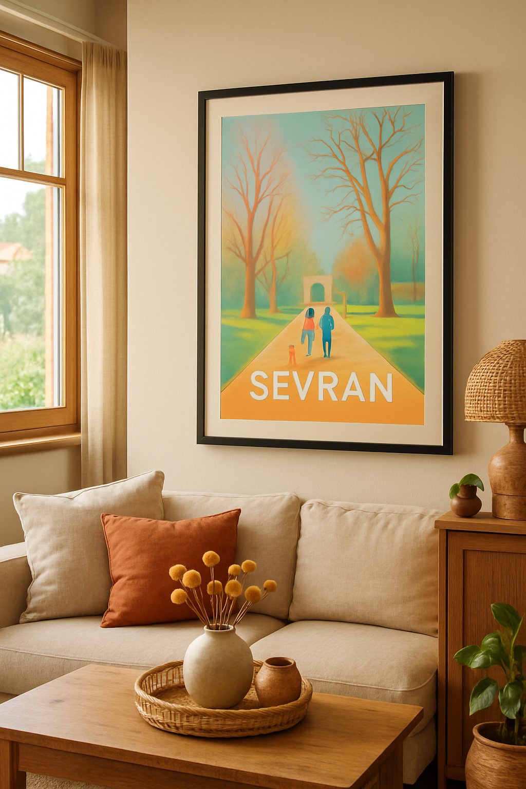 Seine-Saint-Denis France Affiche de Sevran - Promenade paisible au cœur de la nature