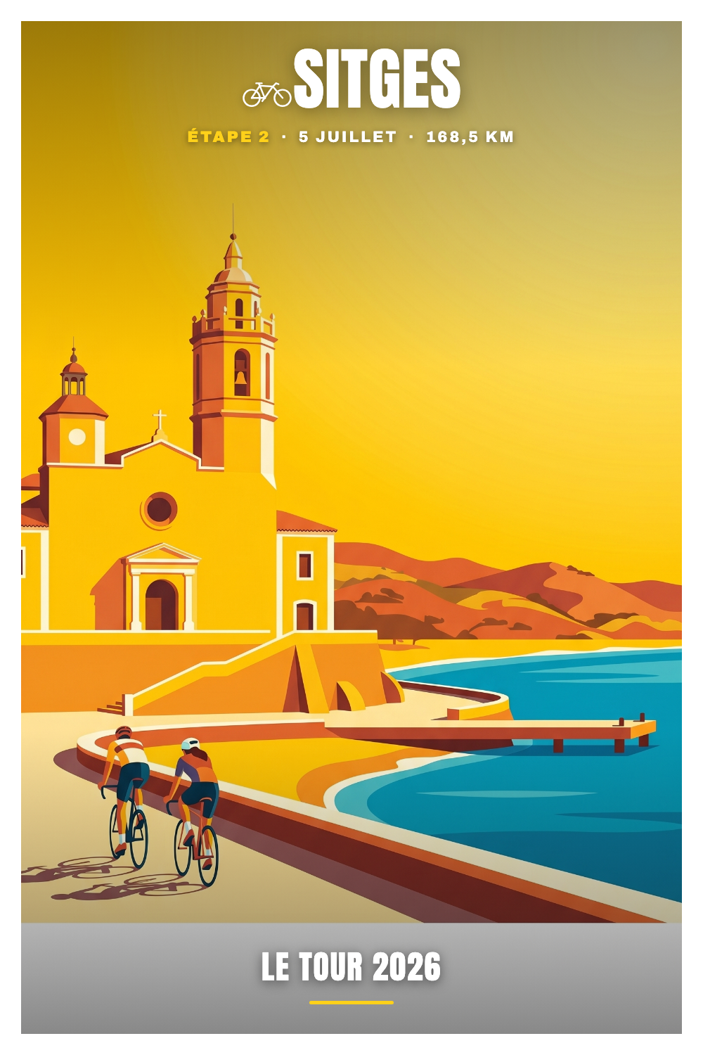 Affiche Sitges - Le Tour 2026
