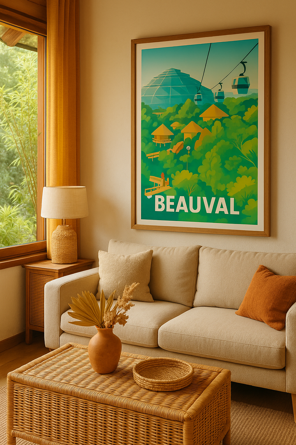 Somme France Affiche de Beauval - Immersion au cœur de la nature sauvage