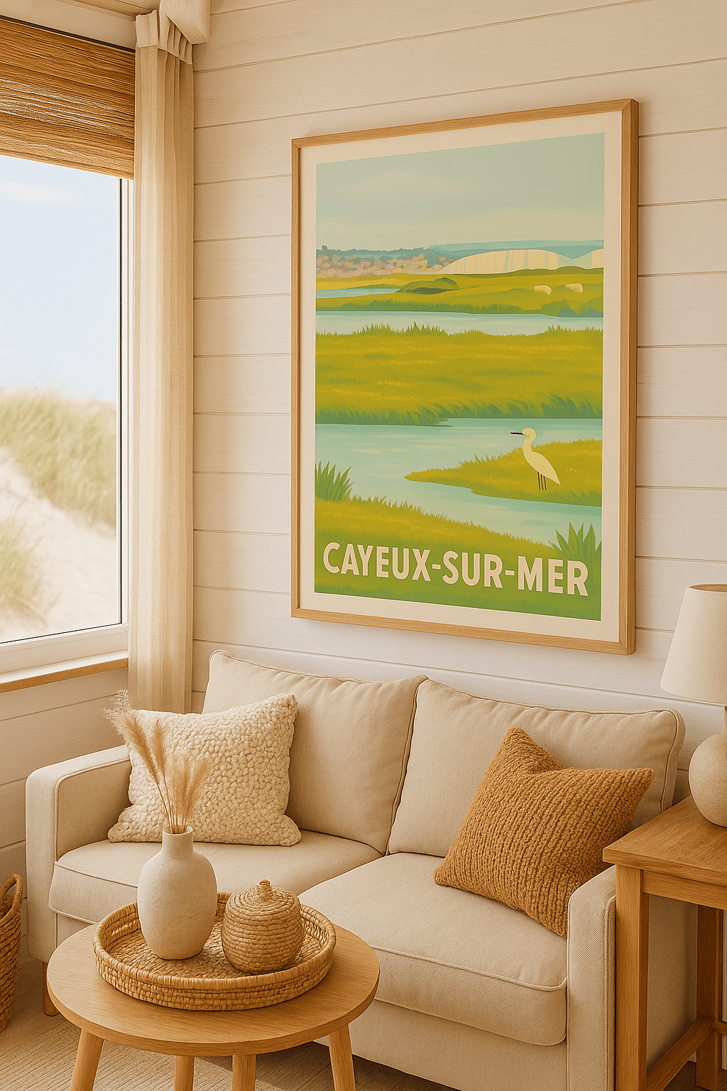 Somme France Affiche de Cayeux-sur-Mer - Charme naturel et paisible