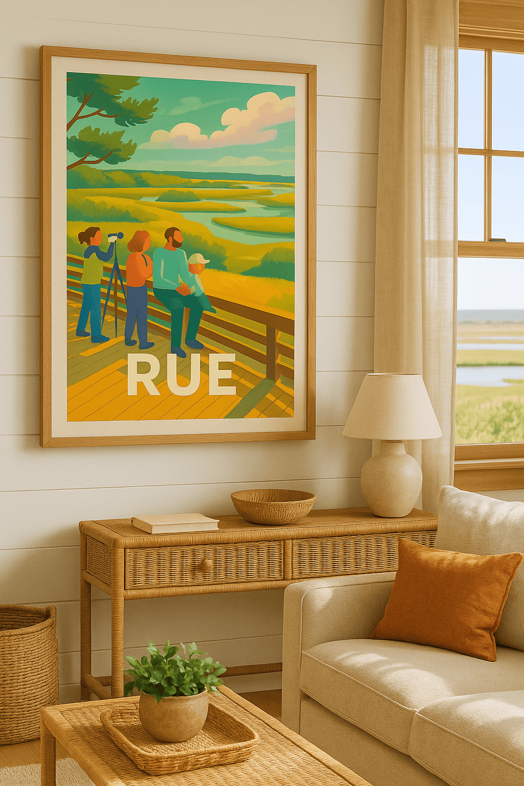 Affiche Rue — Émerveillement au cœur de la nature · poster d'art de Rue