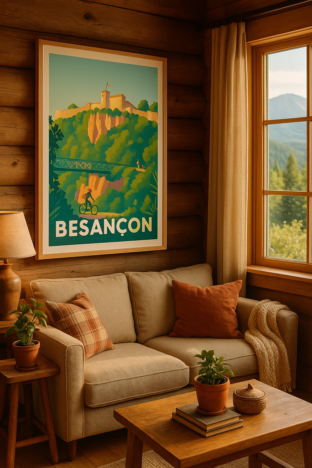 Tarn France Affiche de Castres - L'élégance des Jardins à la Française