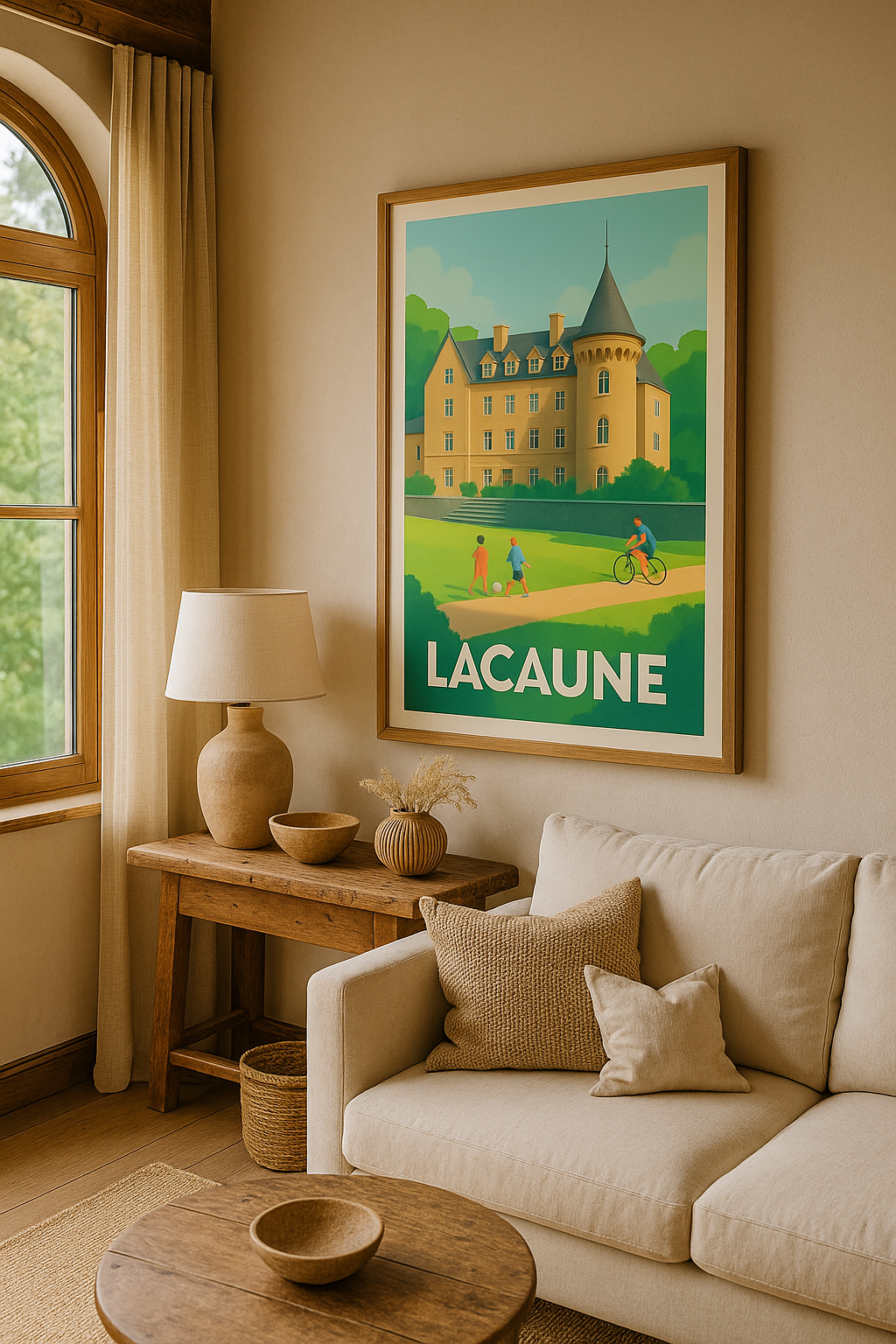 Tarn France Affiche de Lacaune - Charme et sérénité au cœur du Tarn