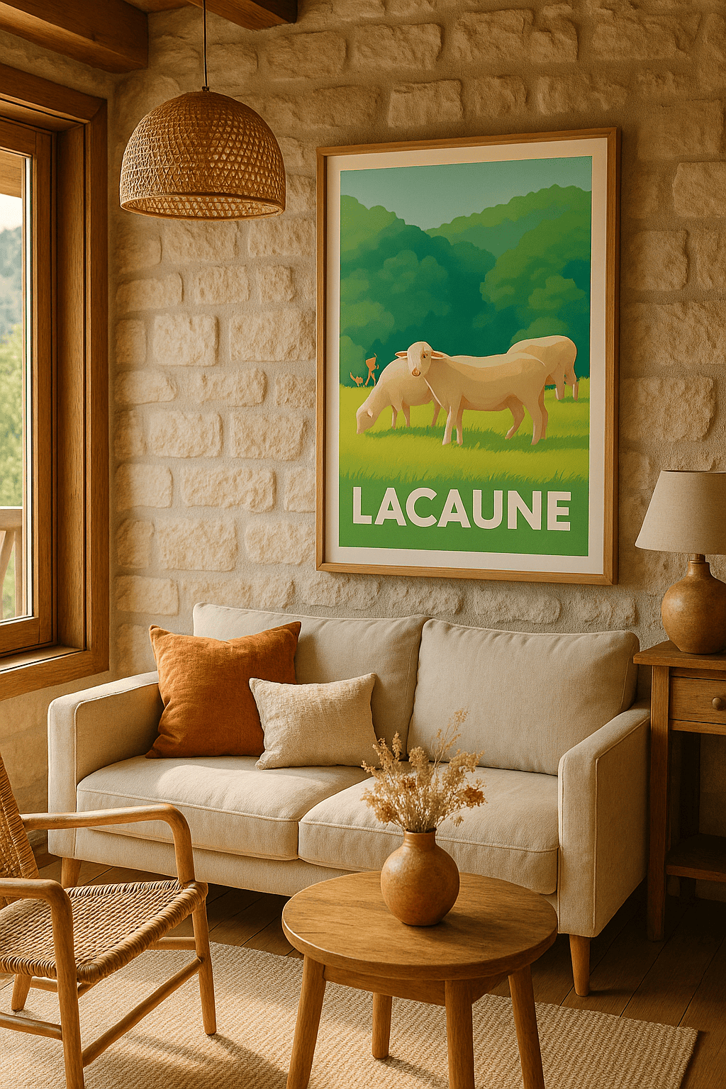 Tarn France Affiche de Lacaune - Charme pastoral en pleine nature