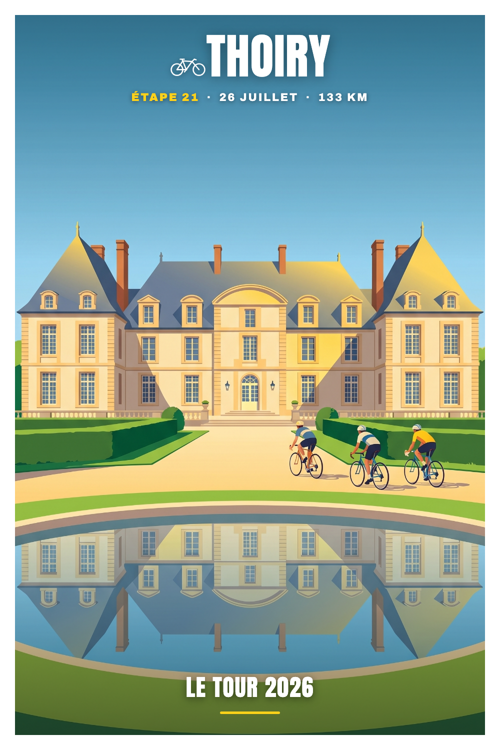 Affiche Thoiry - Le Tour 2026