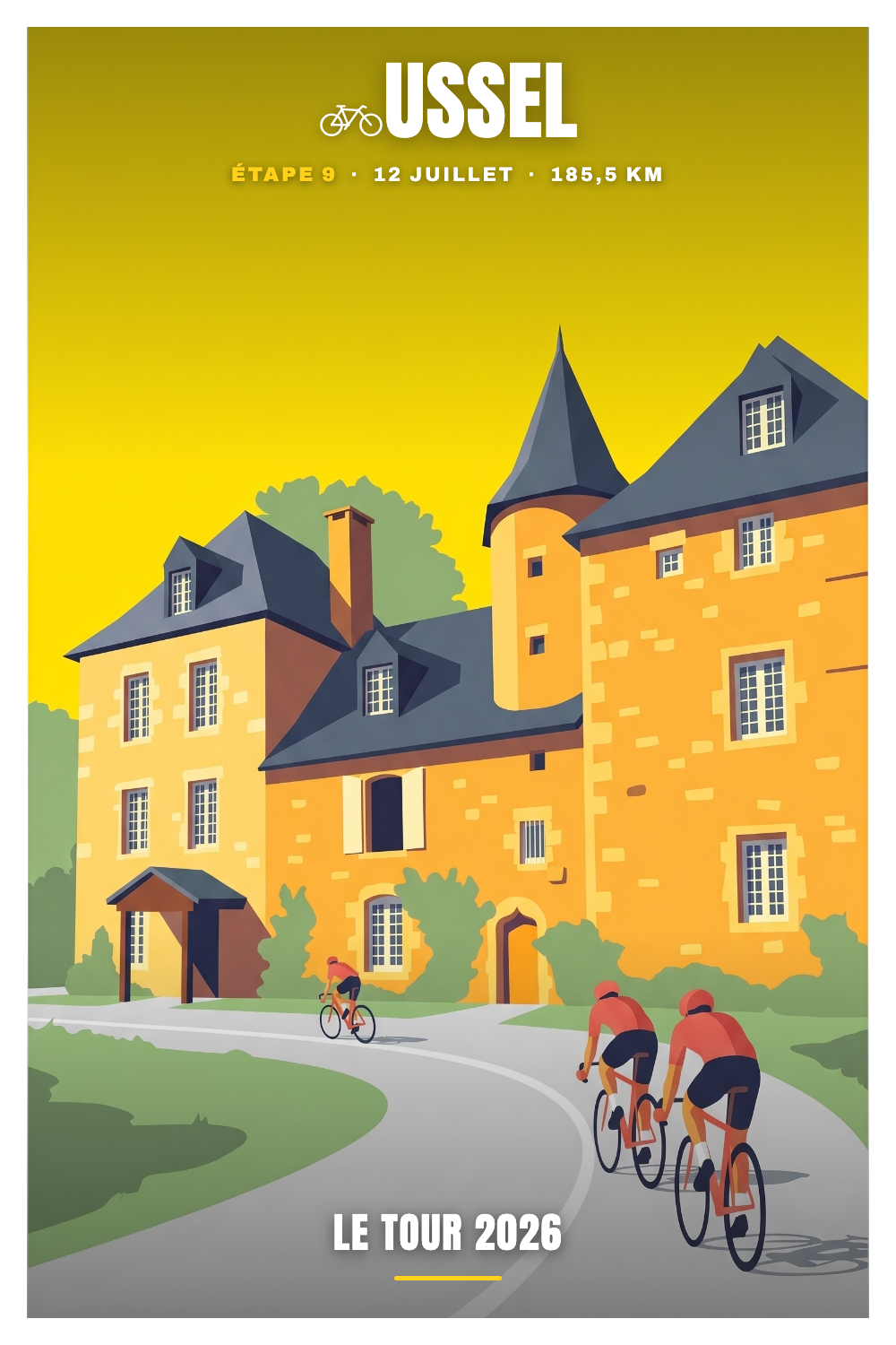 Affiche Ussel - Le Tour 2026