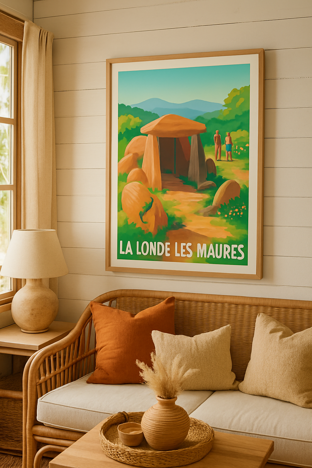 Affiche La Londe-les-Maures — Aventure au cœur de la nature · poster d'art de La Londe-les-Maures