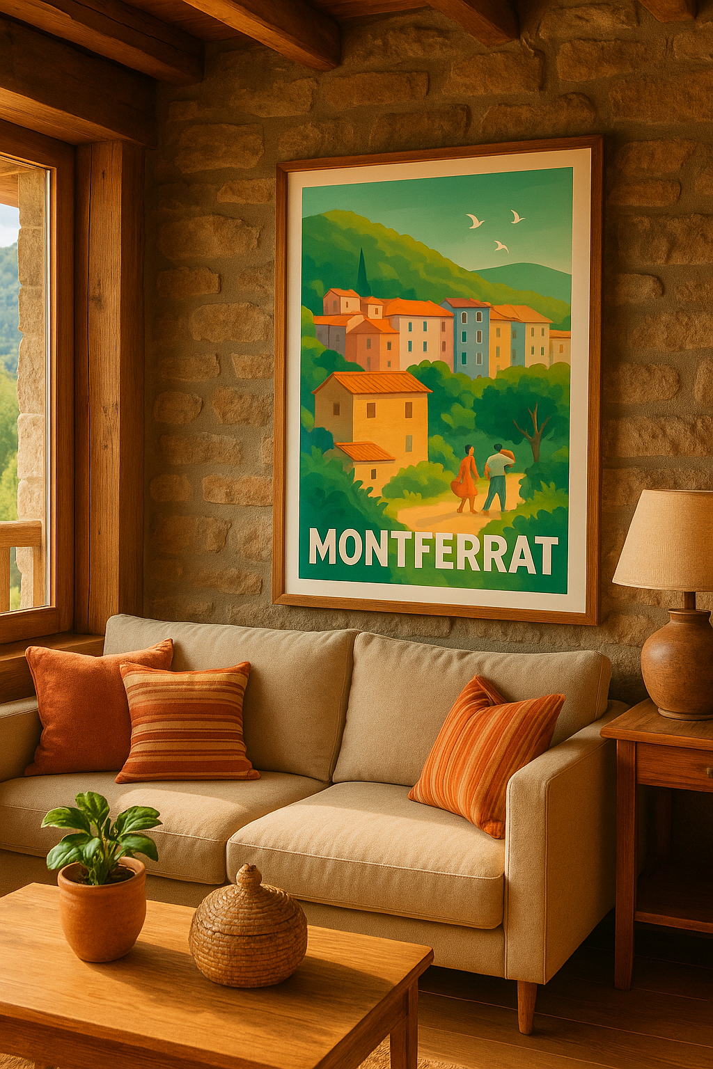Affiche Montferrat — L'évasion bucolique au cœur de la nature · poster d'art de Montferrat