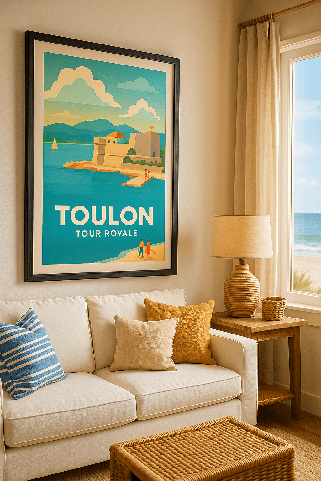 Affiche Toulon - Entre mer et histoire - Afich