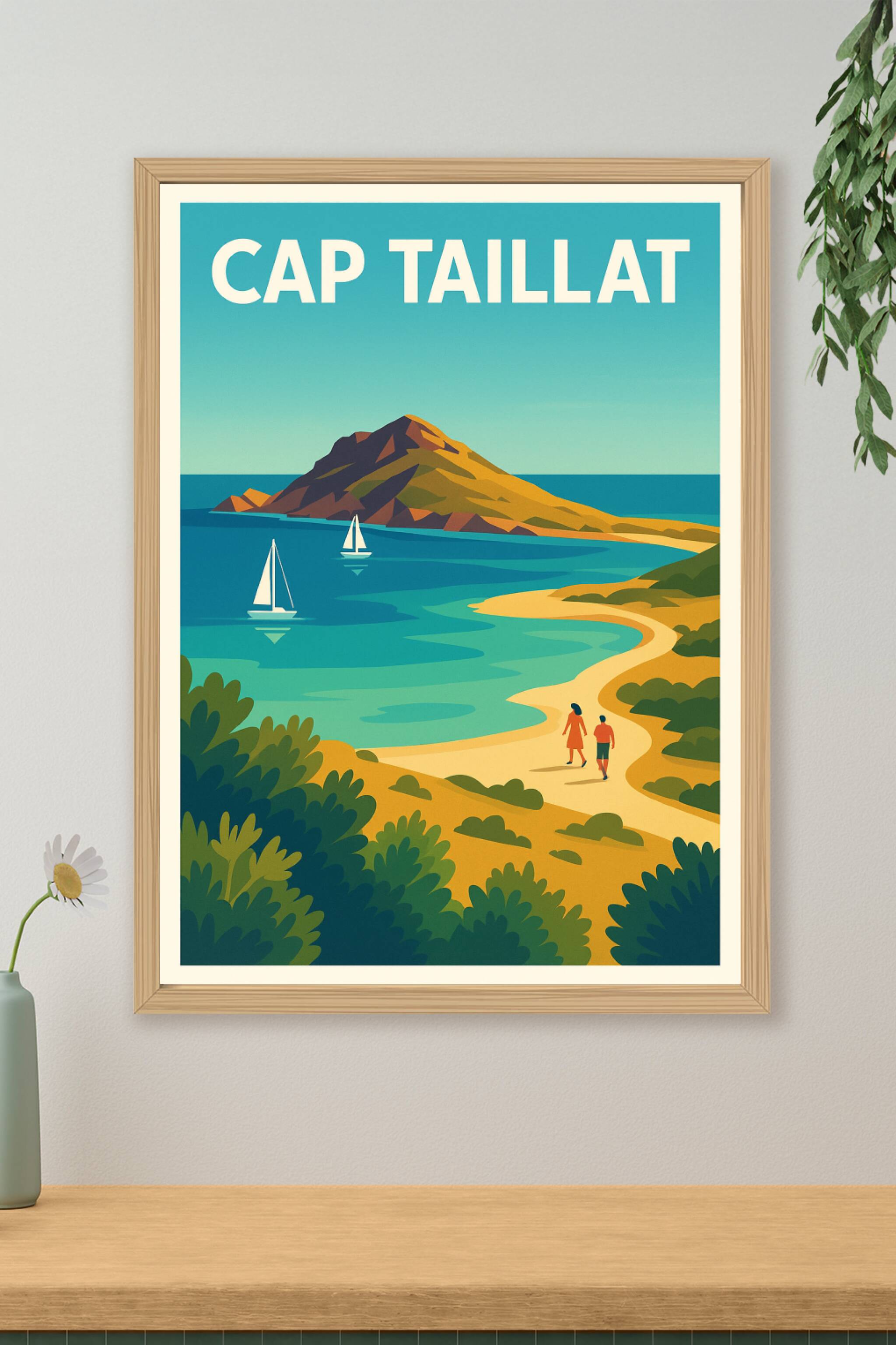 Affiche de Cap Taillat - L'éclat sauvage de la Côte d'Azur
