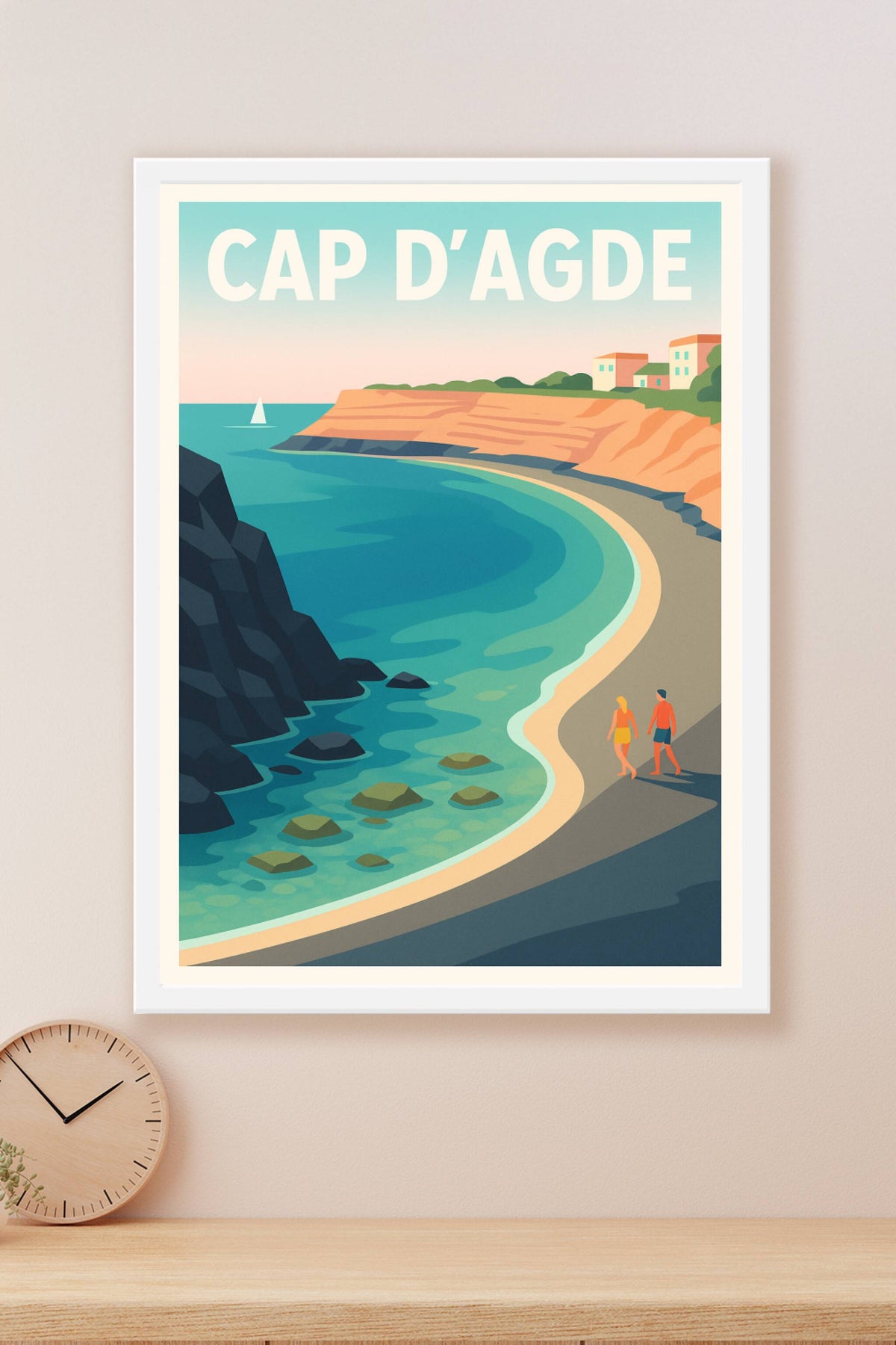 Affiche de Cap d'Agde - L'élégance volcanique de la Grande Conque