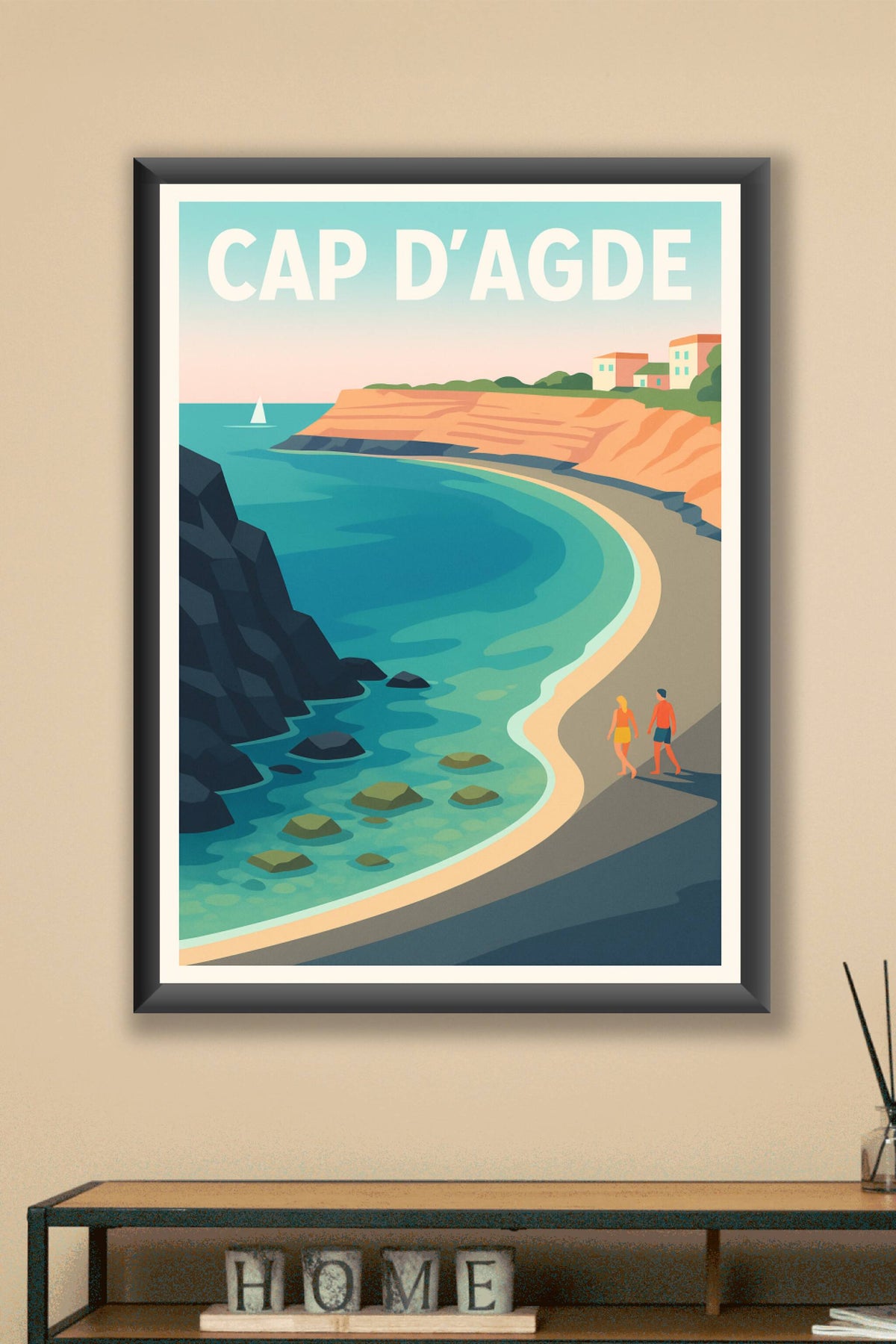 Affiche de Cap d'Agde - L'élégance volcanique de la Grande Conque