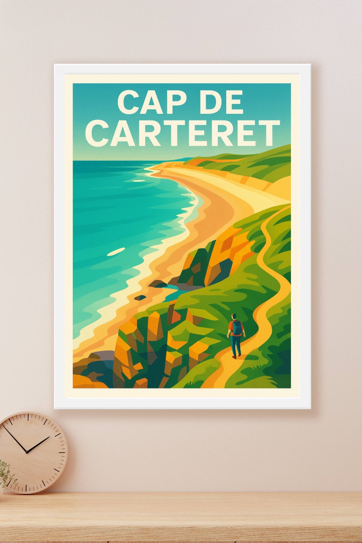Affiche de Cap de Carteret - L'évasion sauvage entre falaises et océan