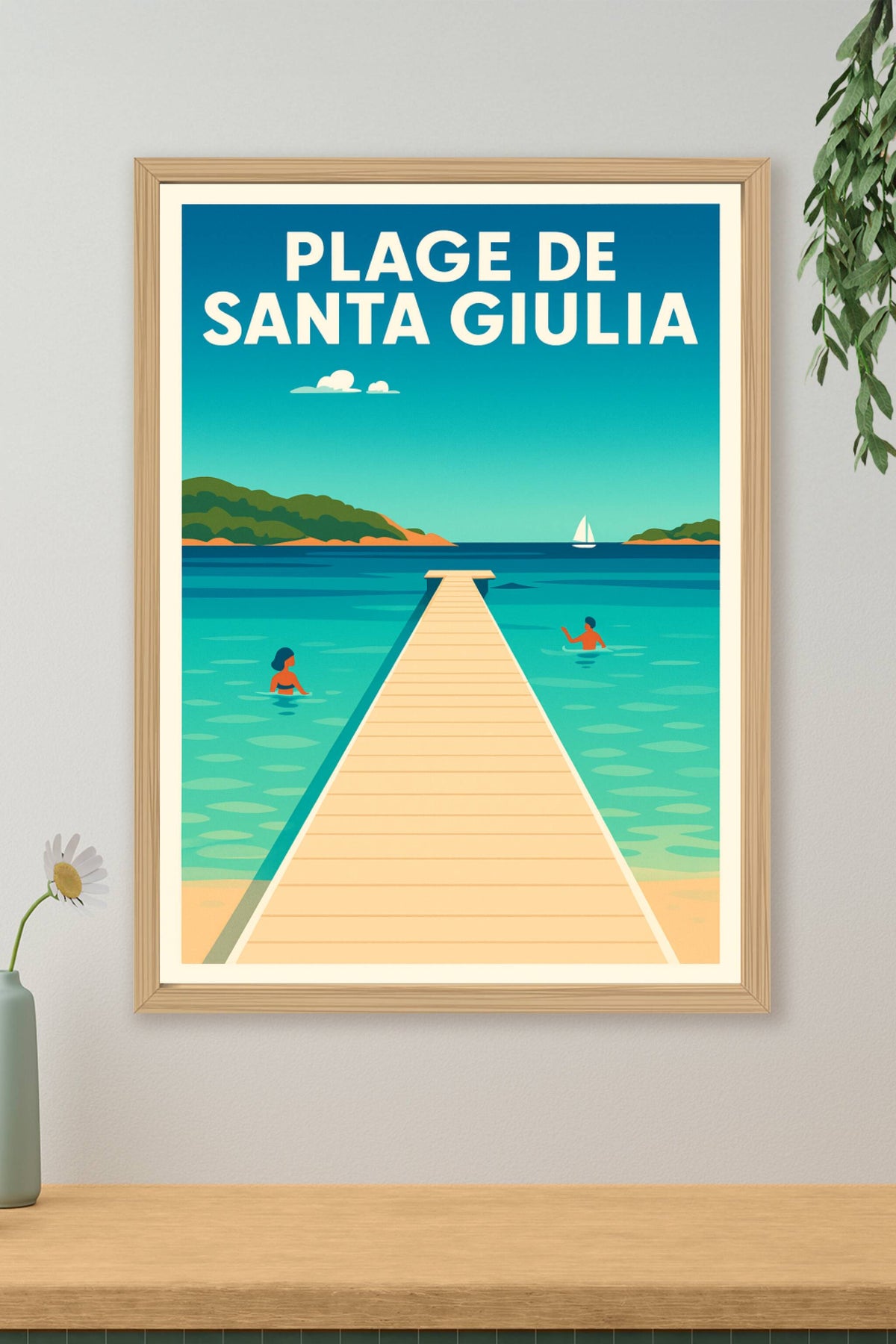 Affiche de Santa Giulia - Évadez-vous sur la plus belle plage de Corse