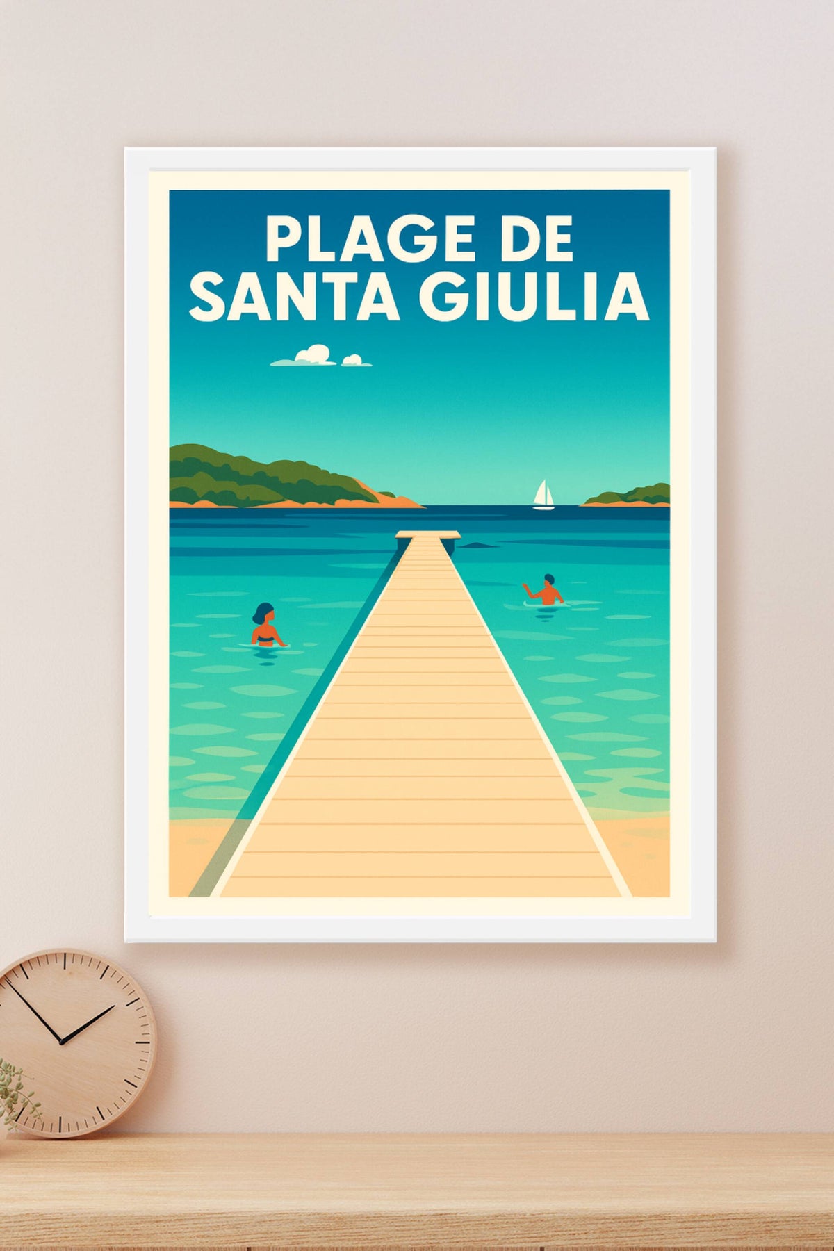 Affiche de Santa Giulia - Évadez-vous sur la plus belle plage de Corse