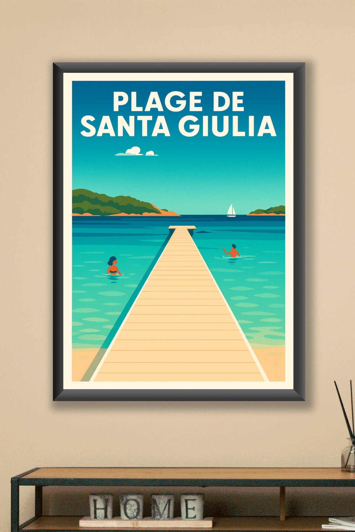 Affiche de Santa Giulia - Évadez-vous sur la plus belle plage de Corse