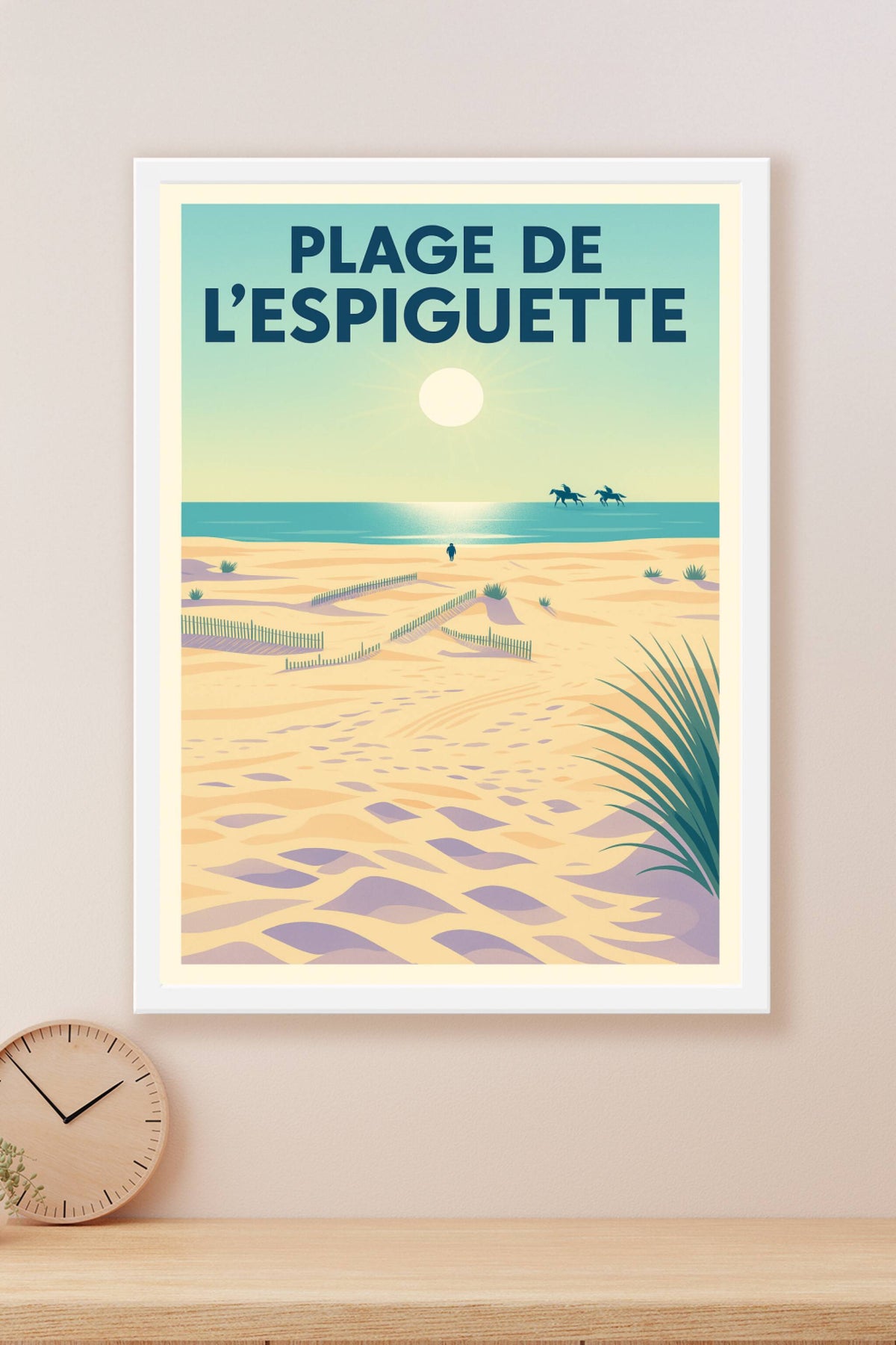 Affiche de Plage de l'Espiguette - L'immensité sauvage de la Camargue