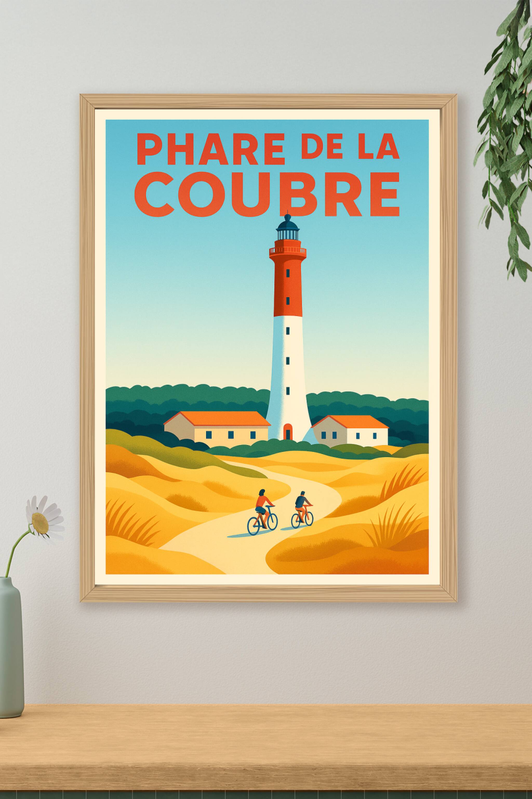 Affiche de Phare de la Coubre - L'éclat majestueux de la Côte Sauvage