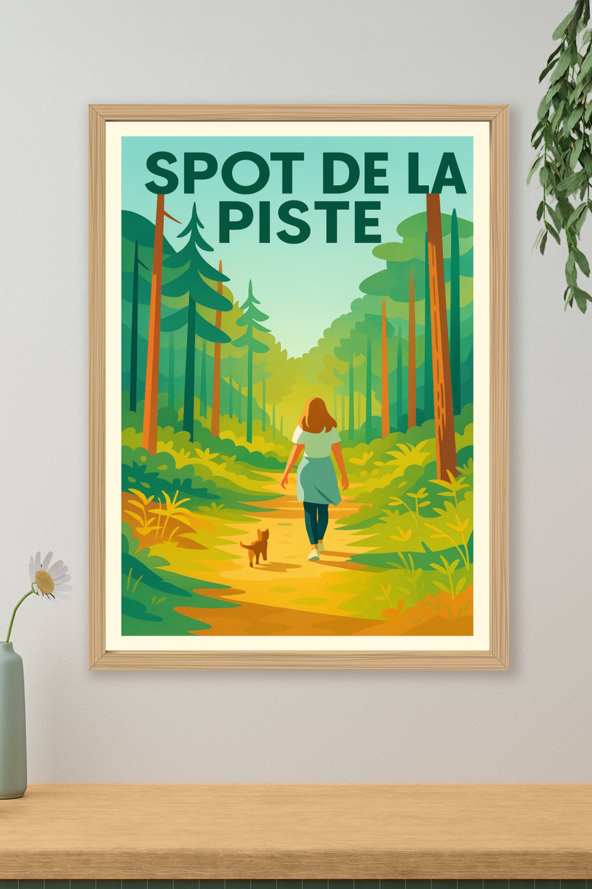 Affiche de Spot de la Piste - Évadez-vous au cœur de la forêt sauvage