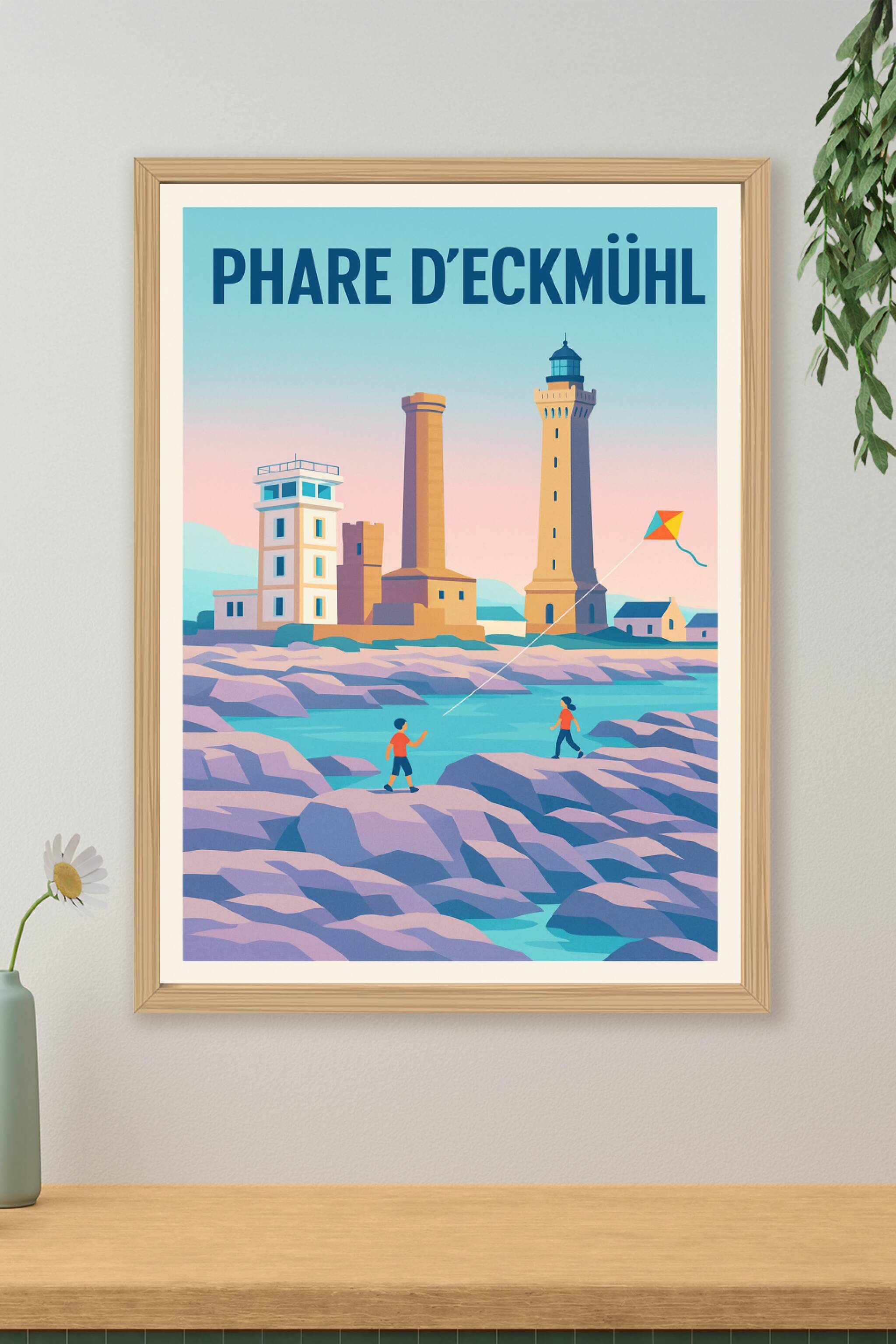 Affiche de Phare d'Eckmühl - L'éclat majestueux de la pointe de Penmarc'h