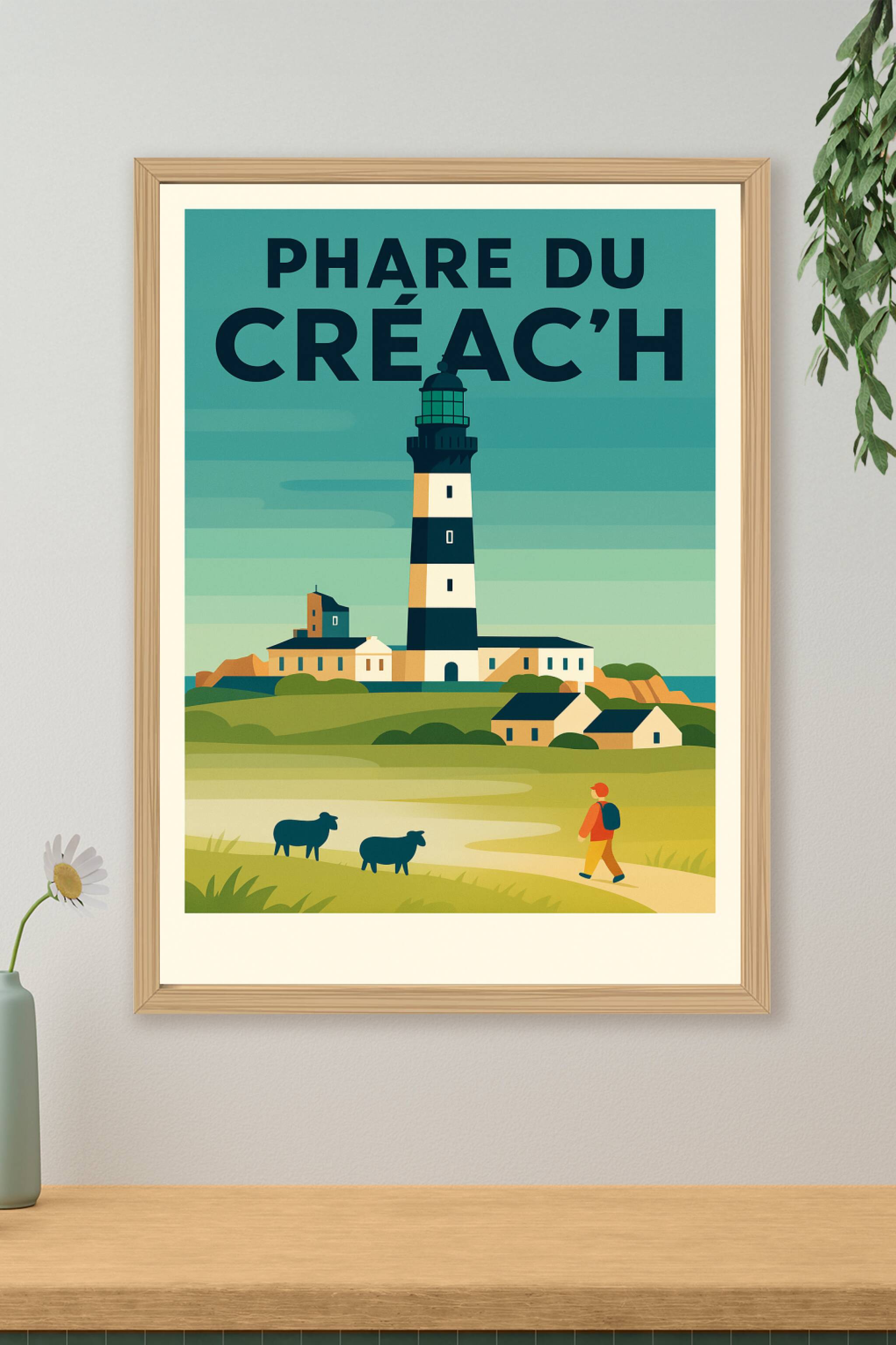 Affiche de Phare du Créac’h - L'éclat majestueux de l'île d'Ouessant