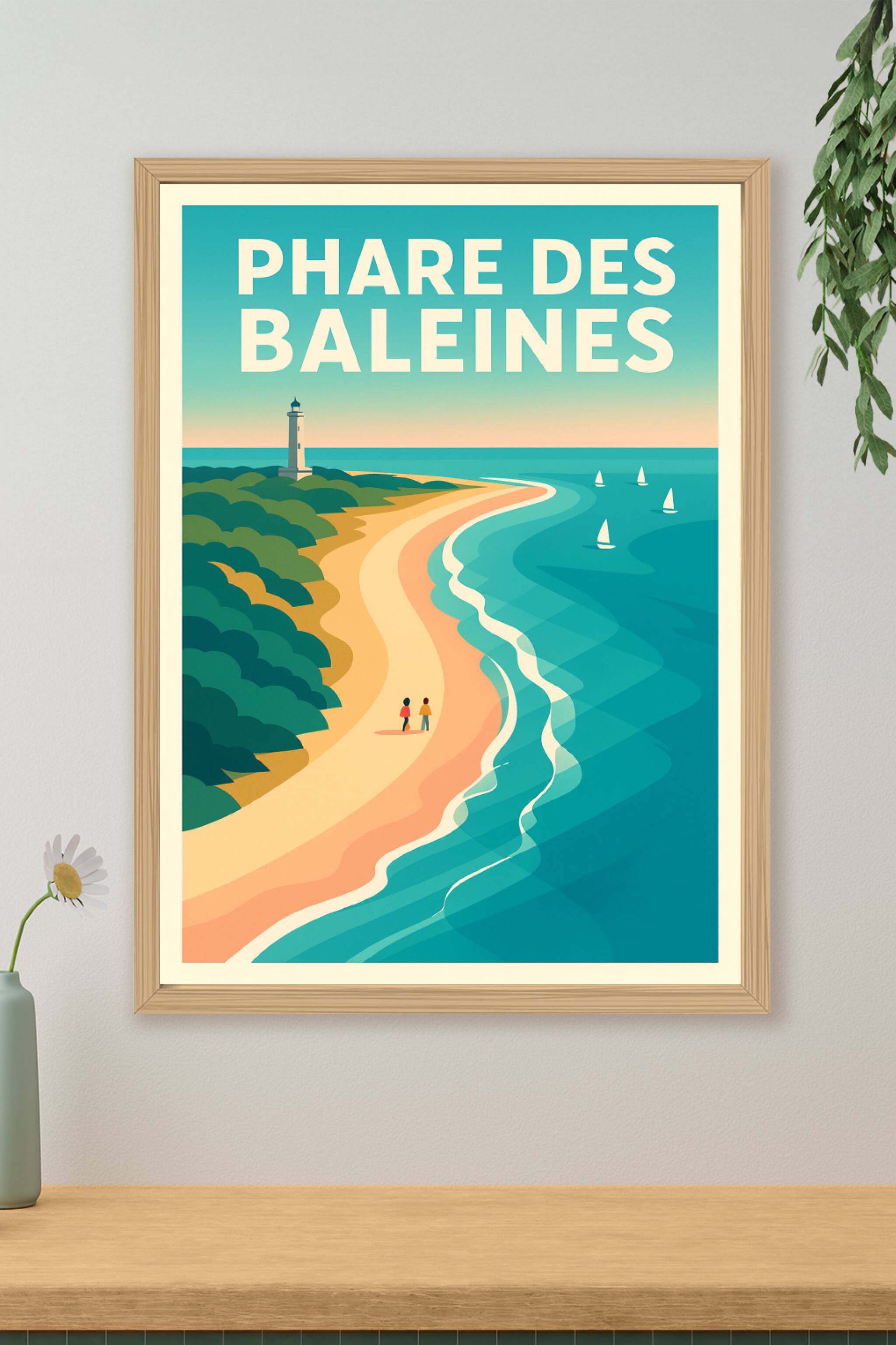 Affiche de Phare des Baleines - L'éclat sauvage de l'Île de Ré