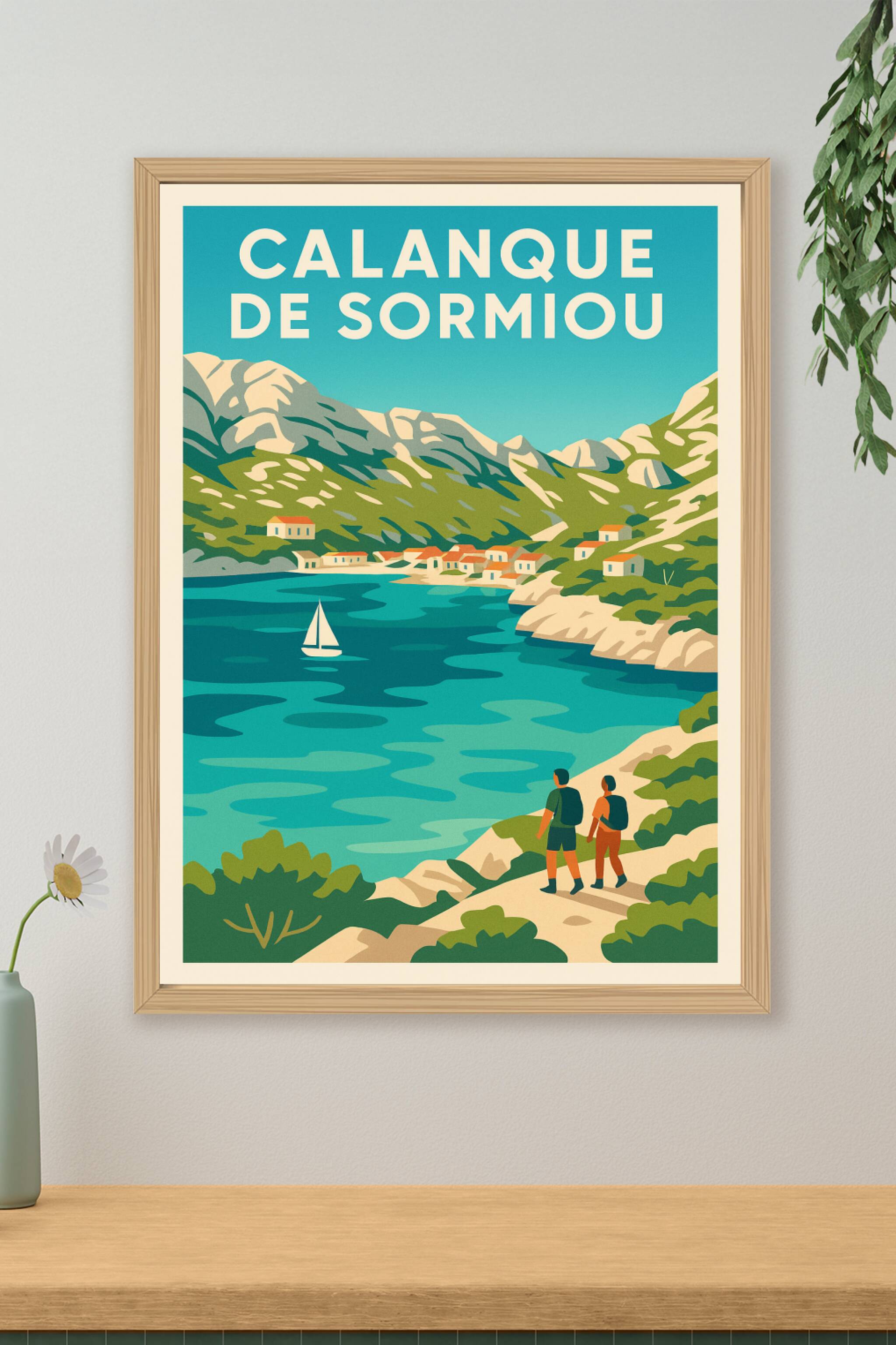 Affiche de Calanque de Sormiou - Évasion azur au cœur des falaises marseillaises