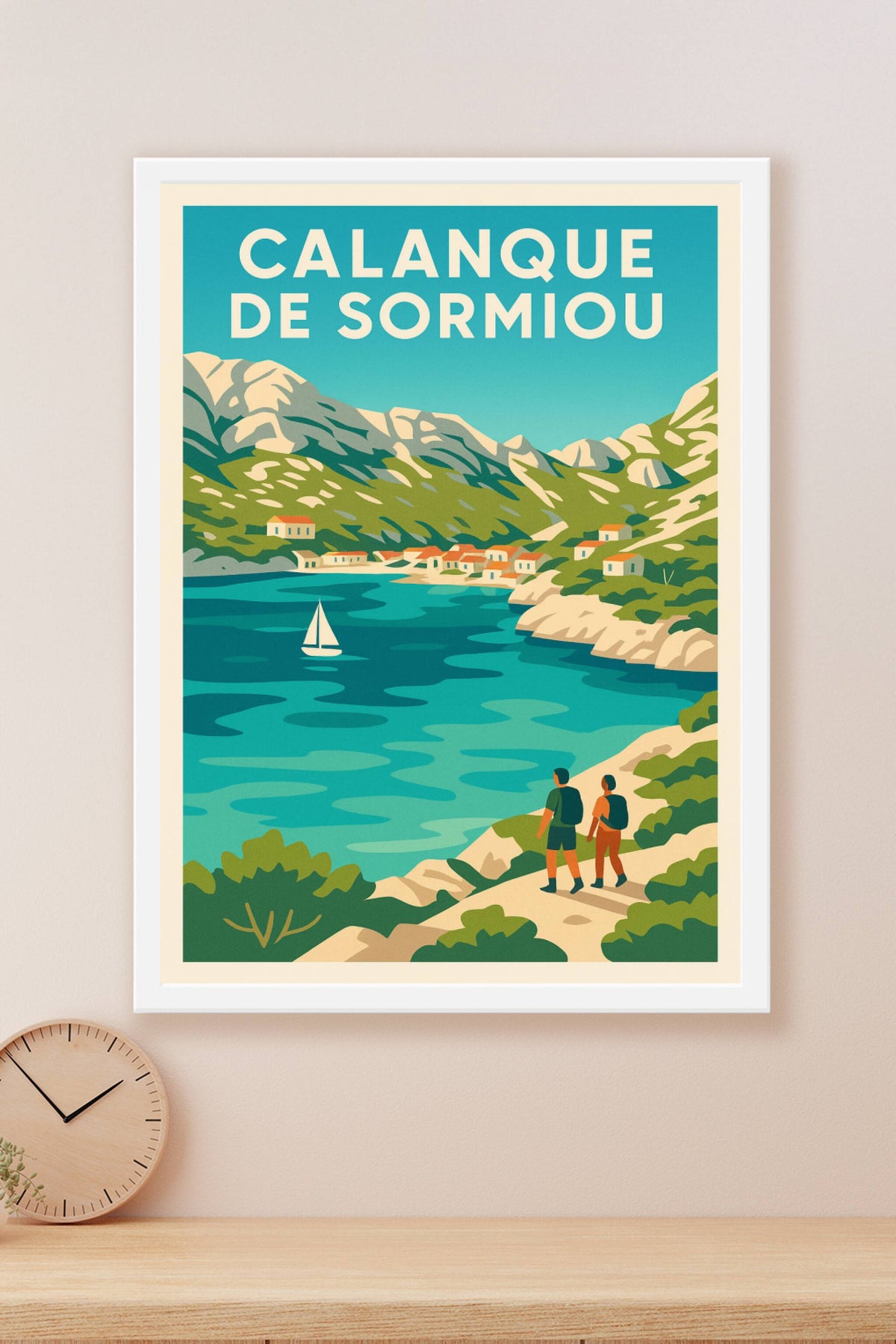 Affiche de Calanque de Sormiou - Évasion azur au cœur des falaises marseillaises