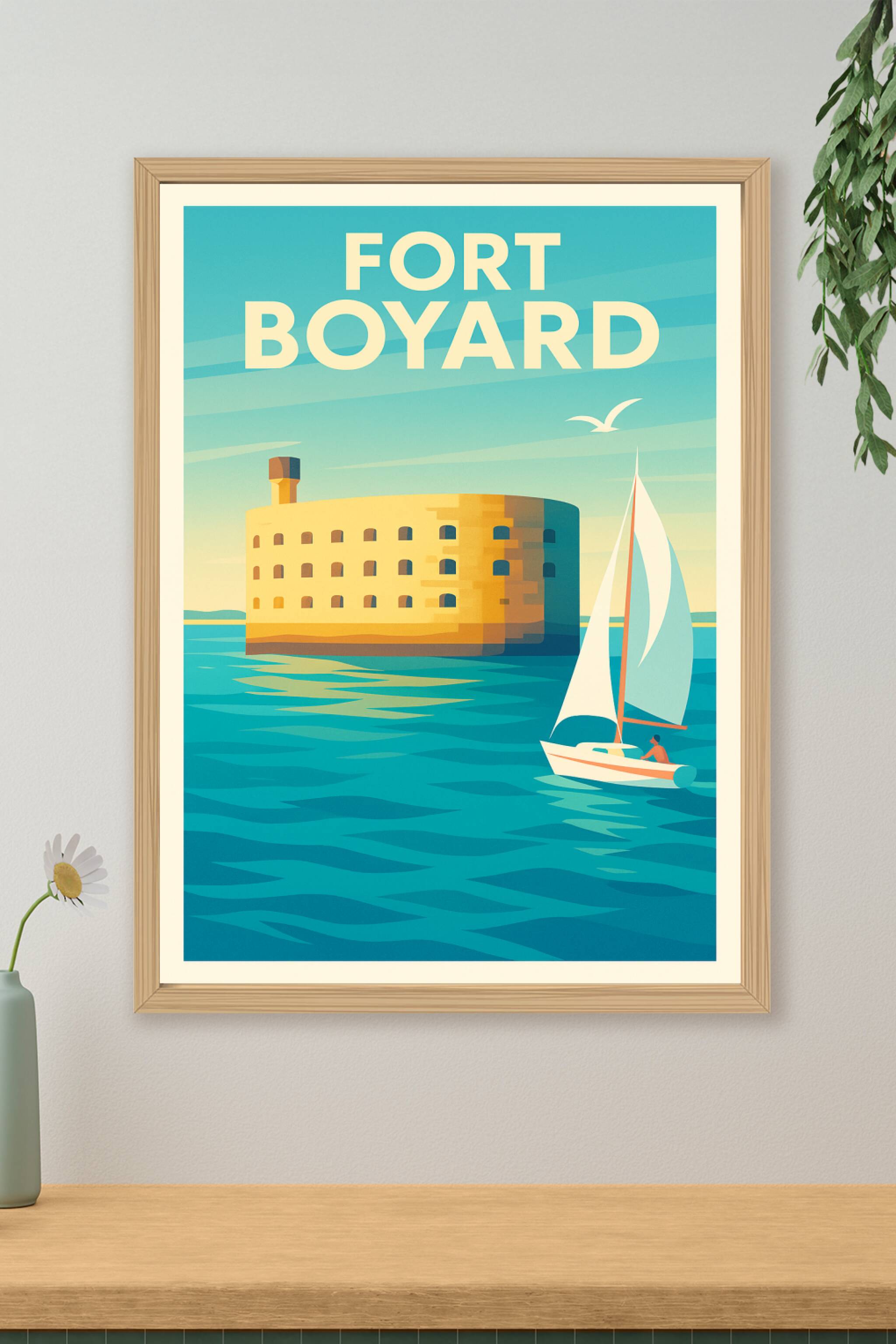 Affiche de Fort Boyard - L'emblématique vaisseau de pierre au cœur de l'Océan