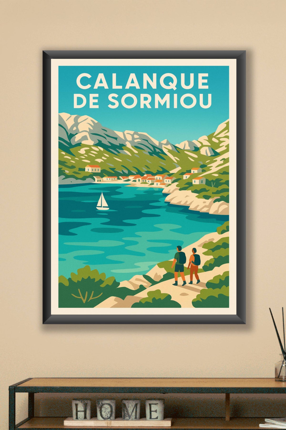 Affiche de Calanque de Sormiou - Évasion azur au cœur des falaises marseillaises