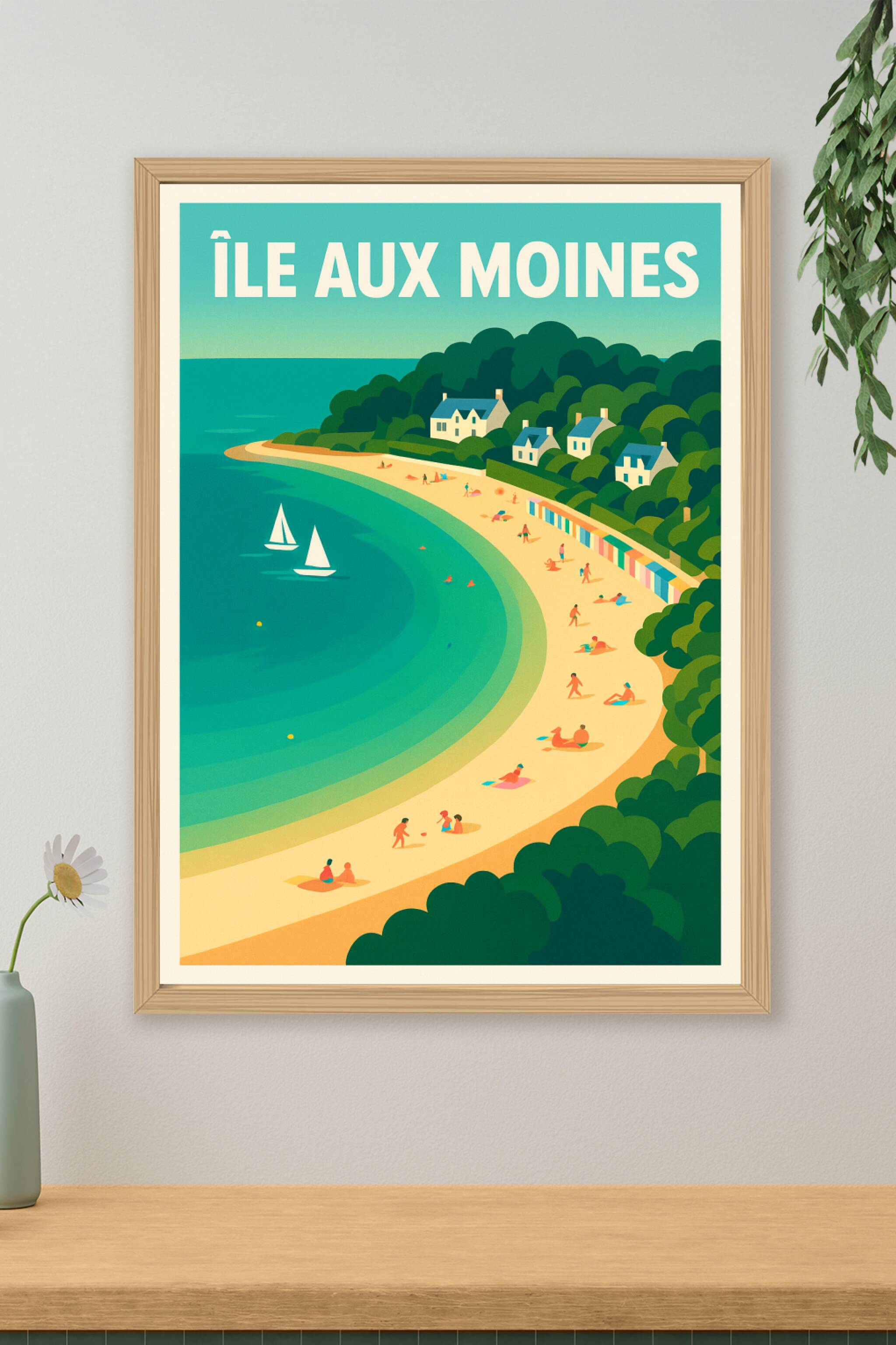 Affiche de Île aux Moines - La perle du Golfe du Morbihan
