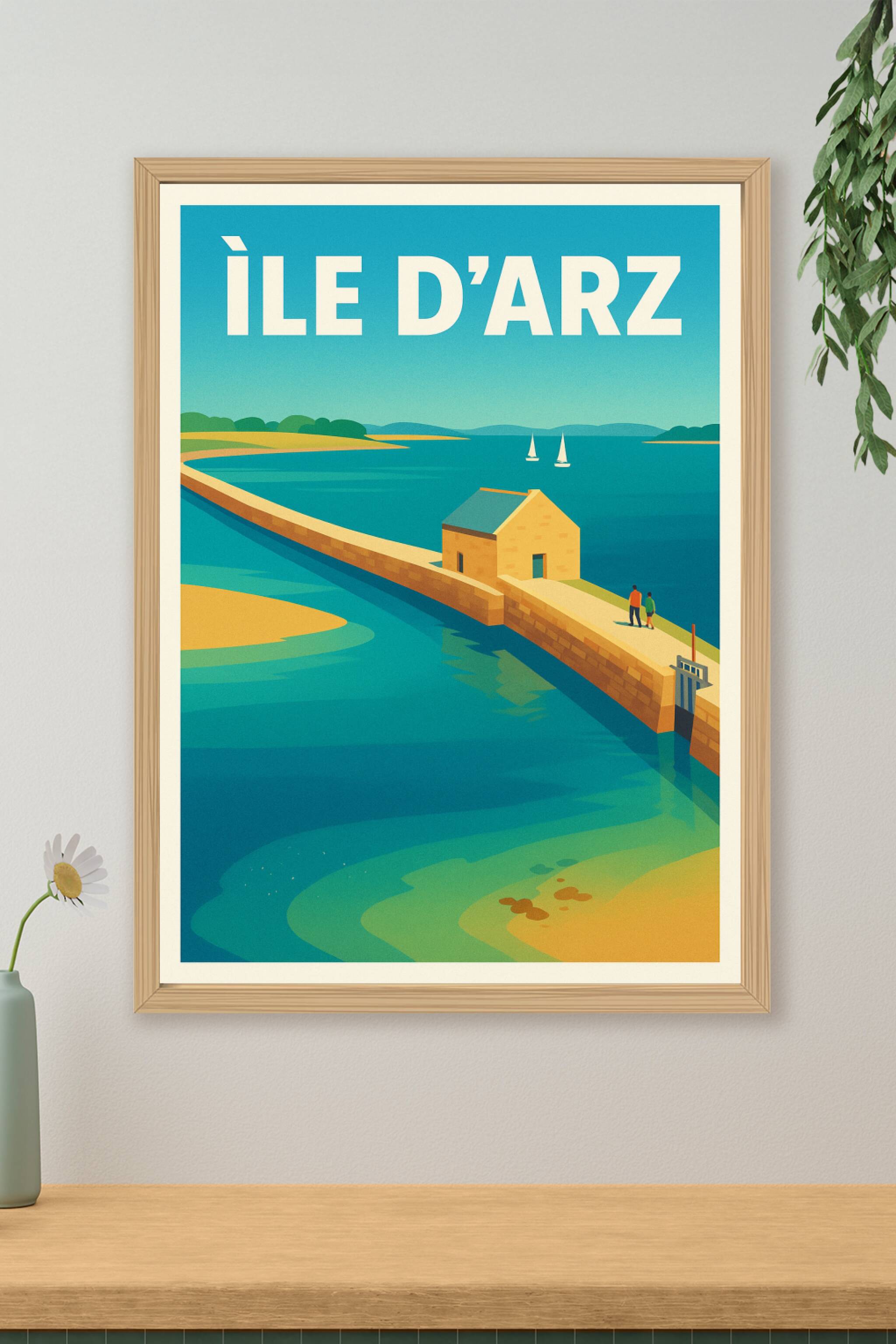 Affiche de Île d'Arz - L'escale sauvage au cœur du Golfe du Morbihan
