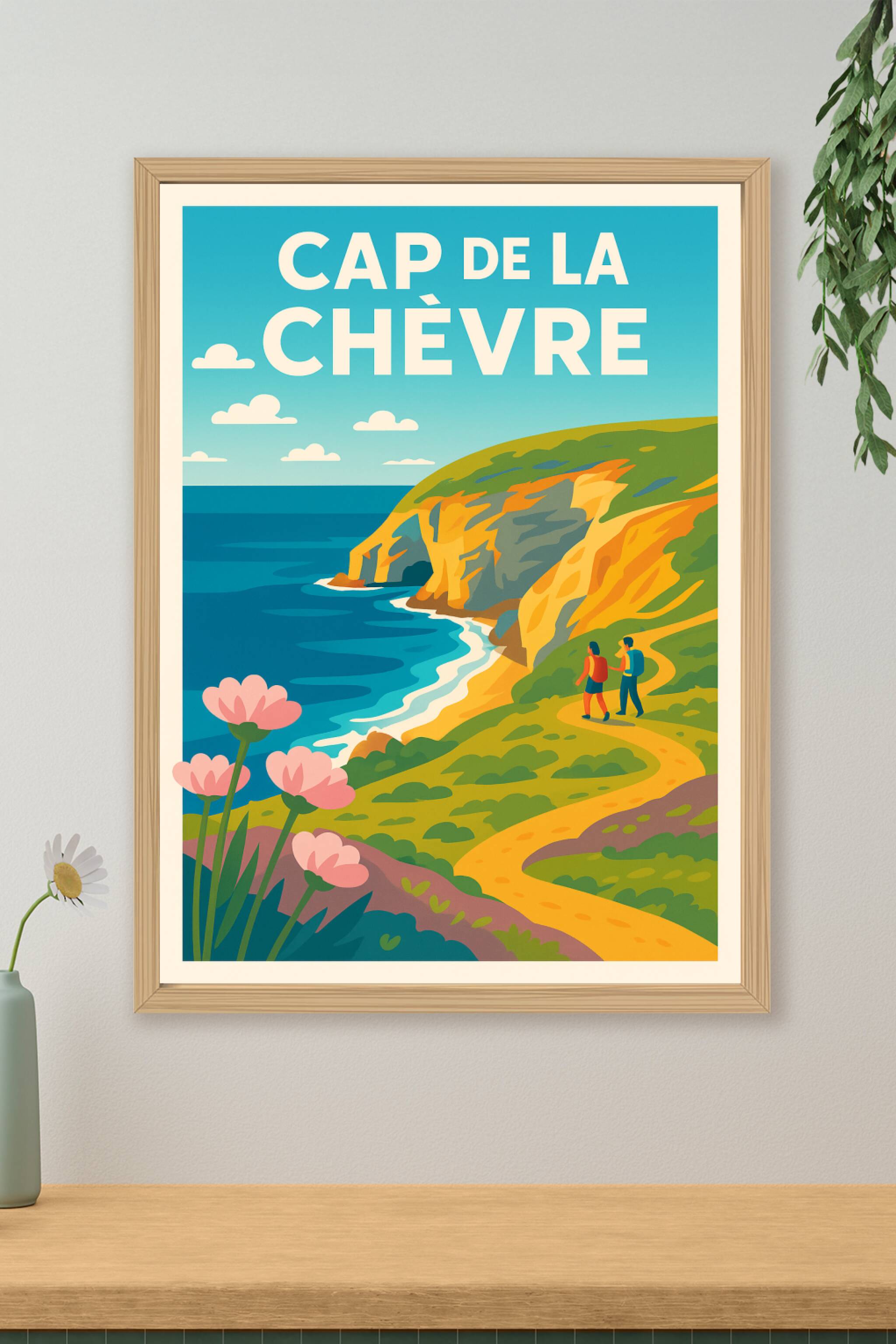 Affiche de Cap de la Chèvre - L'évasion sauvage entre terre et mer