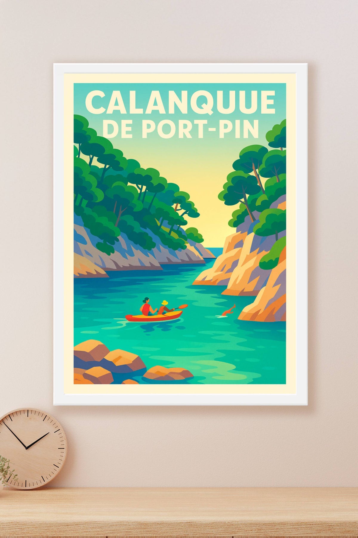 Affiche de Calanque de Port-Pin - Évasion azur au cœur de la Provence