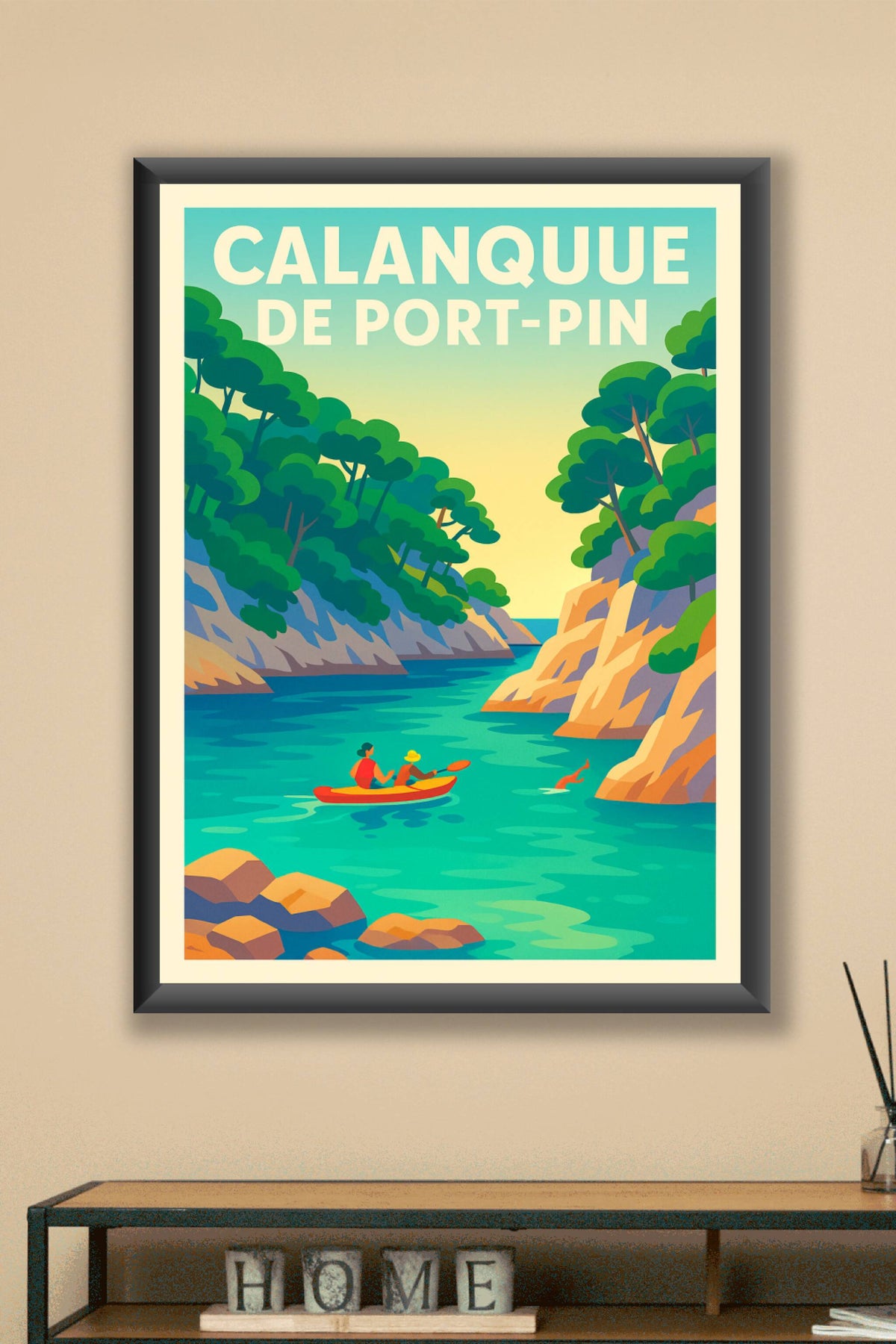 Affiche de Calanque de Port-Pin - Évasion azur au cœur de la Provence