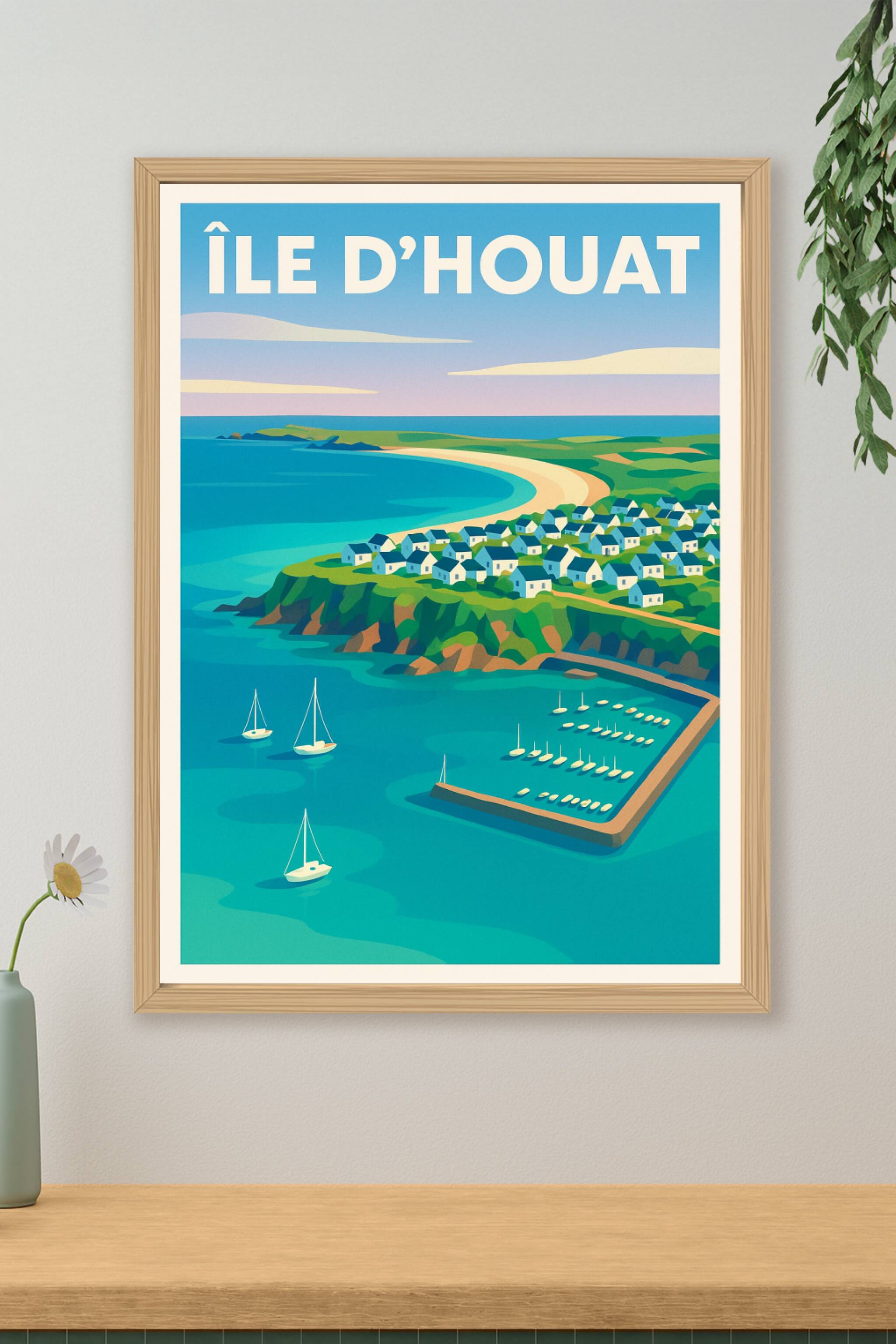 Affiche de Île d'Houat - L'évasion sauvage au cœur du Morbihan