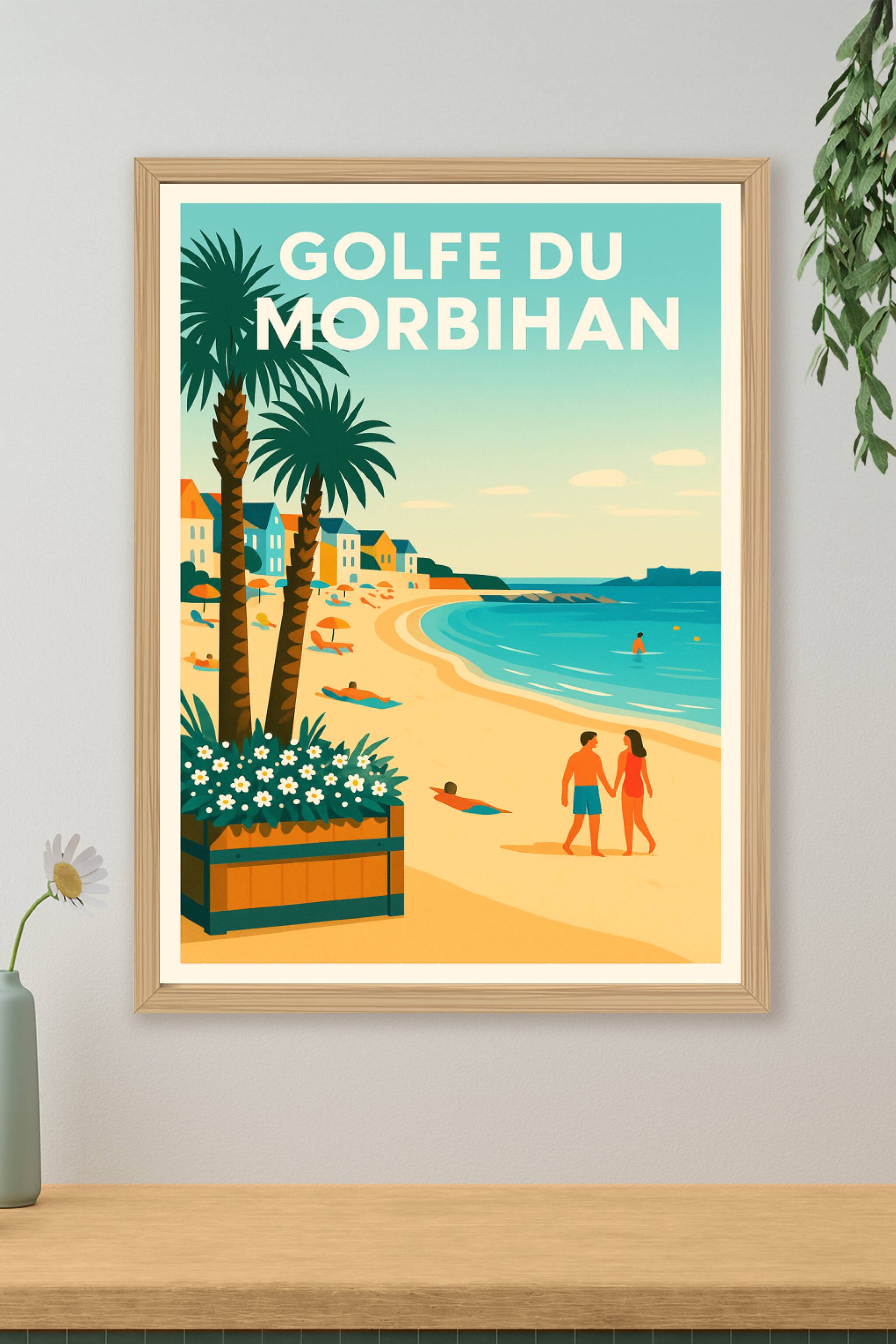 Affiche de Golfe du Morbihan - La douceur de vivre en Bretagne Sud