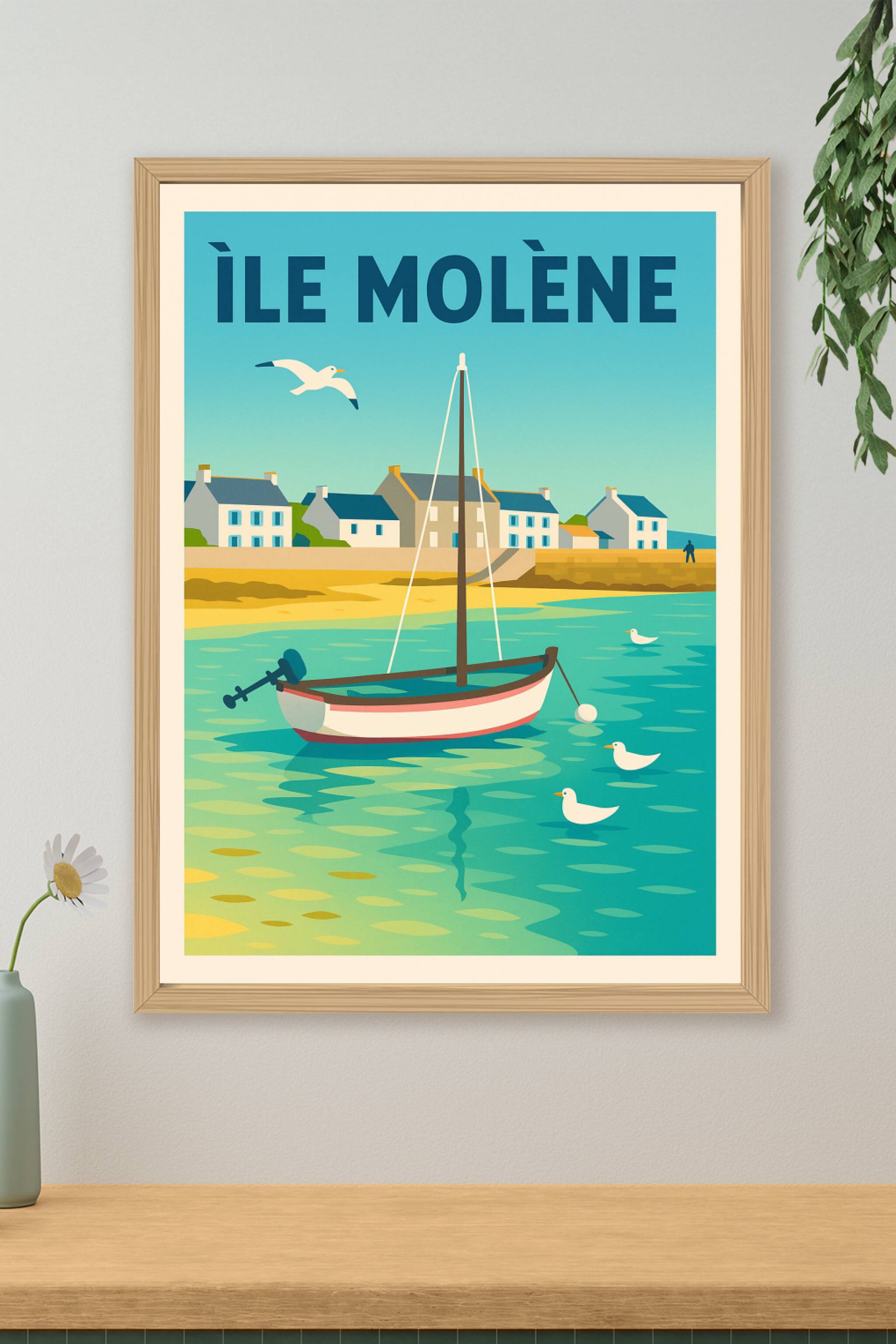 Affiche de Île Molène - L'authenticité sauvage du Finistère