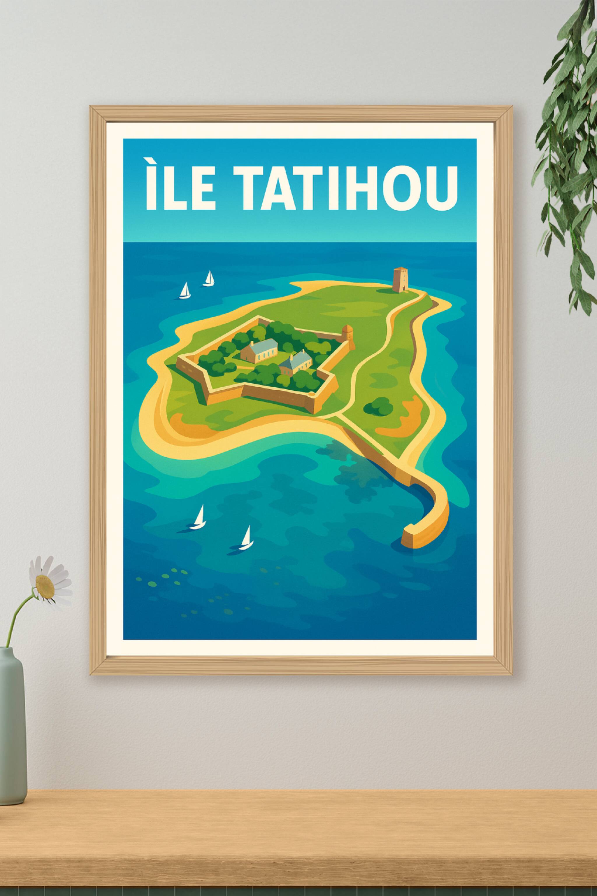 Affiche de Île Tatihou - L'écrin fortifié du Cotentin