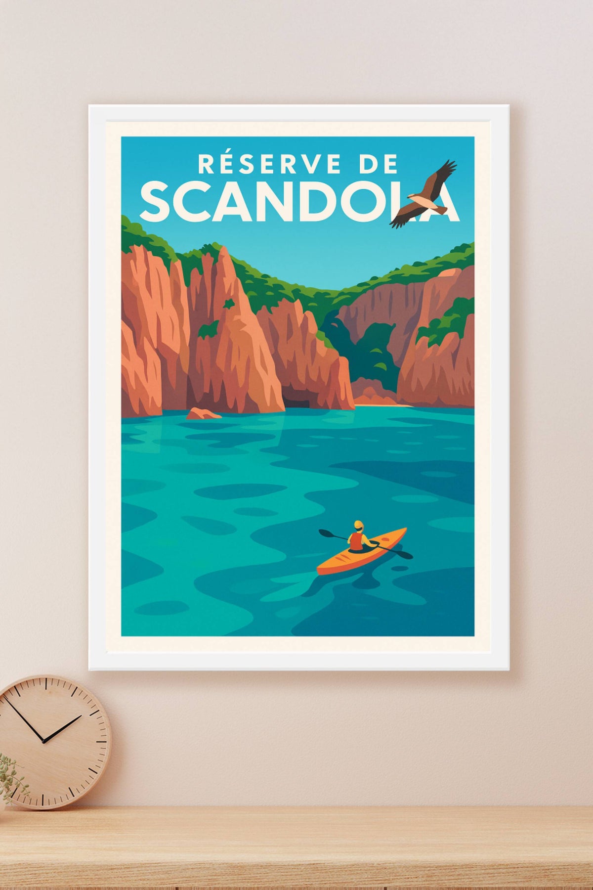 Affiche de Réserve de Scandola - Évasion sauvage au cœur de la Corse
