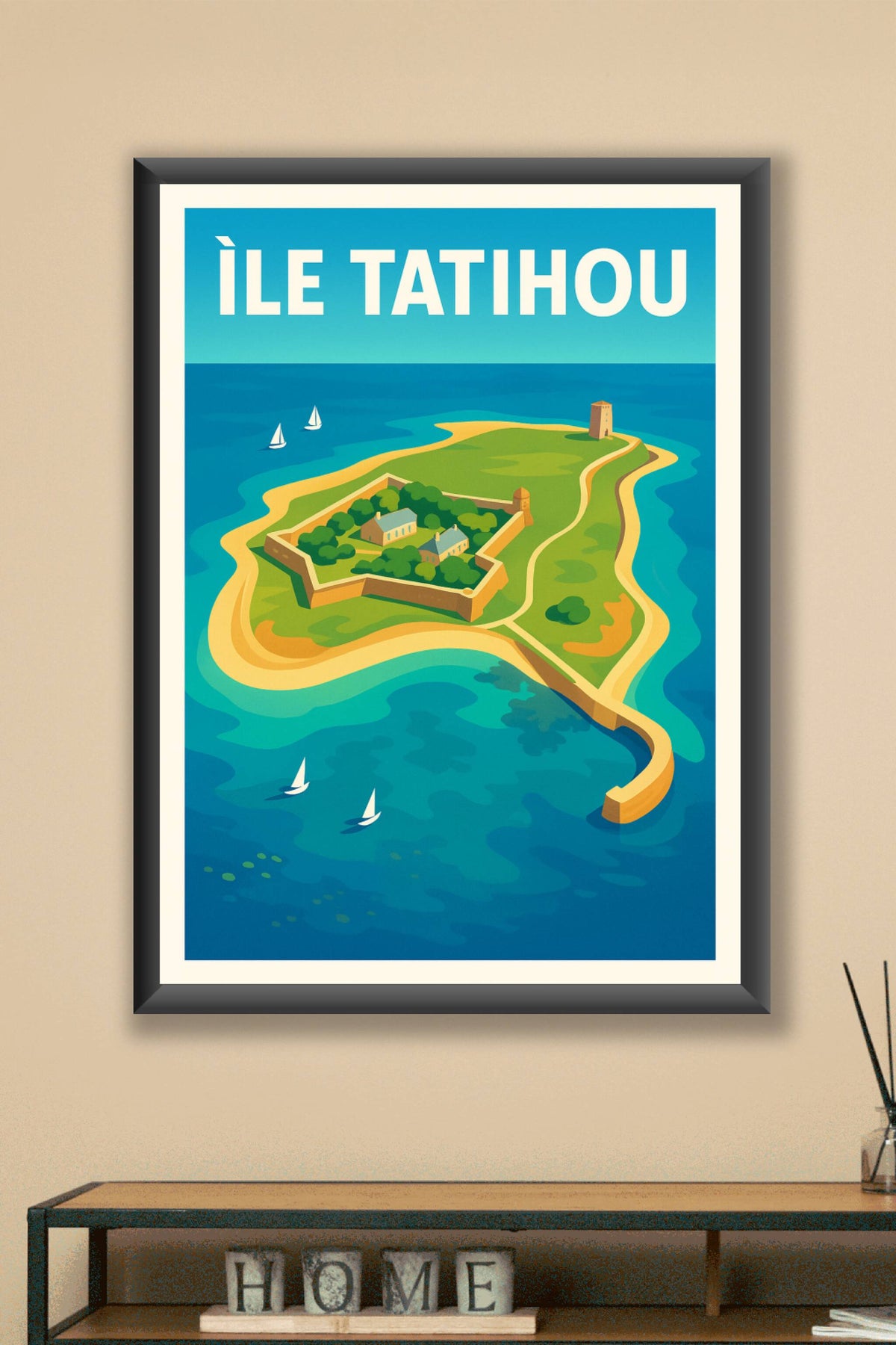 Affiche de Île Tatihou - L'écrin fortifié du Cotentin