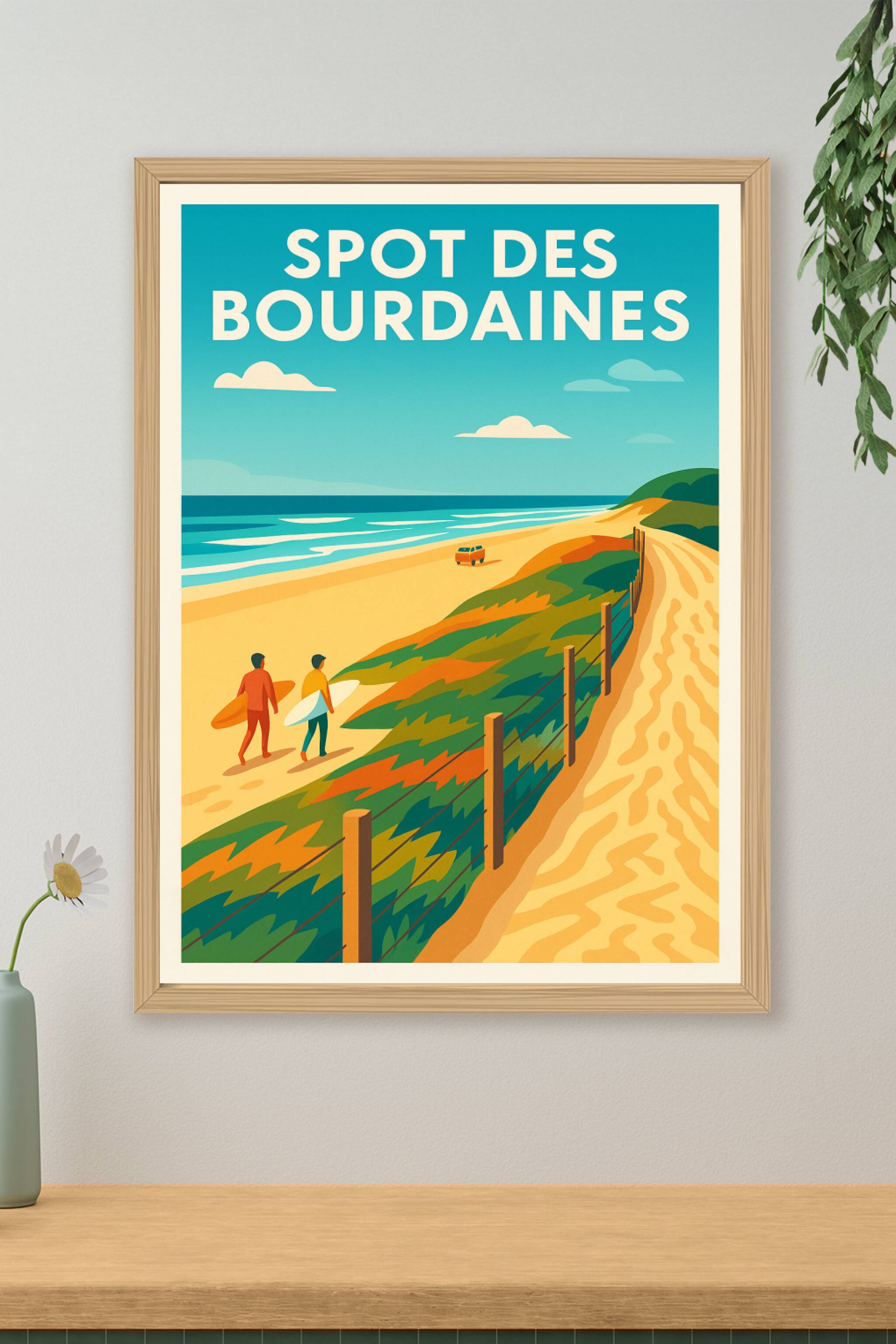 Affiche de Spot des Bourdaines - L'esprit surf au cœur des Landes